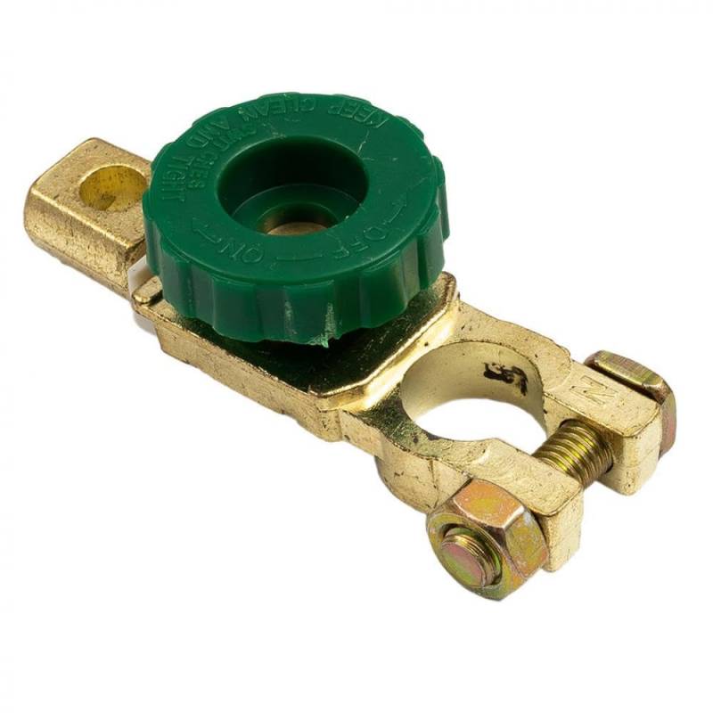 Heavy Duty Cut Off Switch Isolator kompatibel mit 12 V 24 V Standard Negative Anschlussauto Teile Grün 17mm 1pc von PYASJRAV