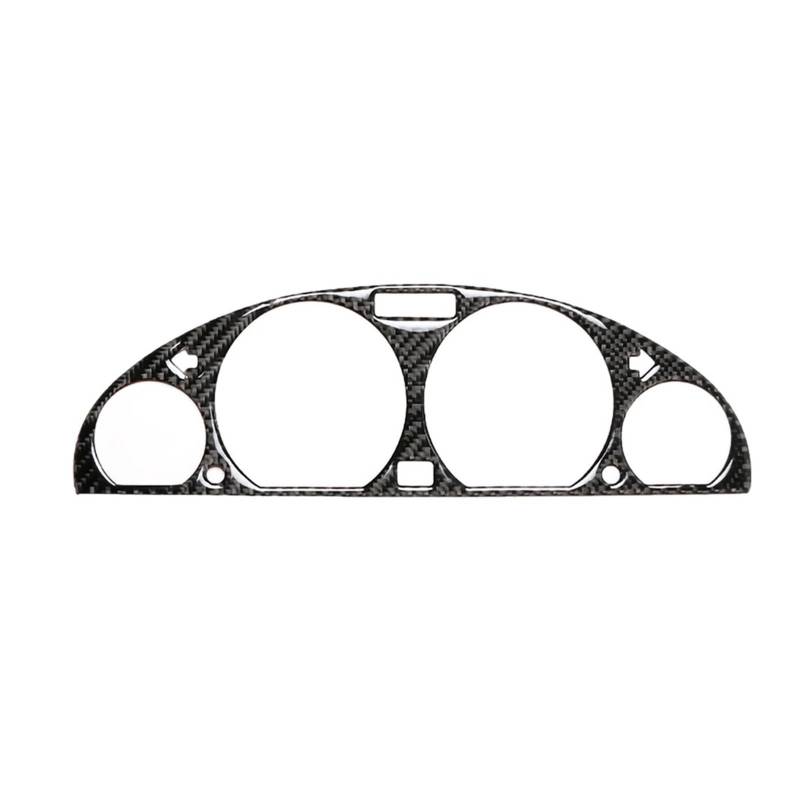 Armaturenbrett-Abdeckung Für 3 E46 Für M3 1998-2005 Carbon Fiber Interne Instrument Panel Dekorative Rahmen Dashboard Abdeckung Aufkleber Mittelkonsolen-Abdeckung von PYBYCEGNZK