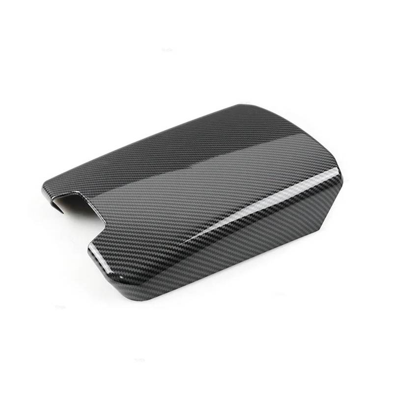 Armaturenbrett-Abdeckung Für A6 C8 2019 2020 2021 Mittelkonsole Armlehne Abdeckung Carbon Textur Trim Zubehör Mittelkonsolen-Abdeckung von PYBYCEGNZK