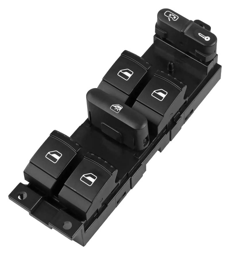 Fensterheberschalter FÜR Seat FÜR Leon 1M1 FÜR Toledo II 1M2 1999 2000 2001 2002 2003 2004 2005 2006 Fenster Panel Master Control Schalter Auto Schalter 1J4959857B Fensterheber Schalter(Window Lock) von PYBYCEGNZK