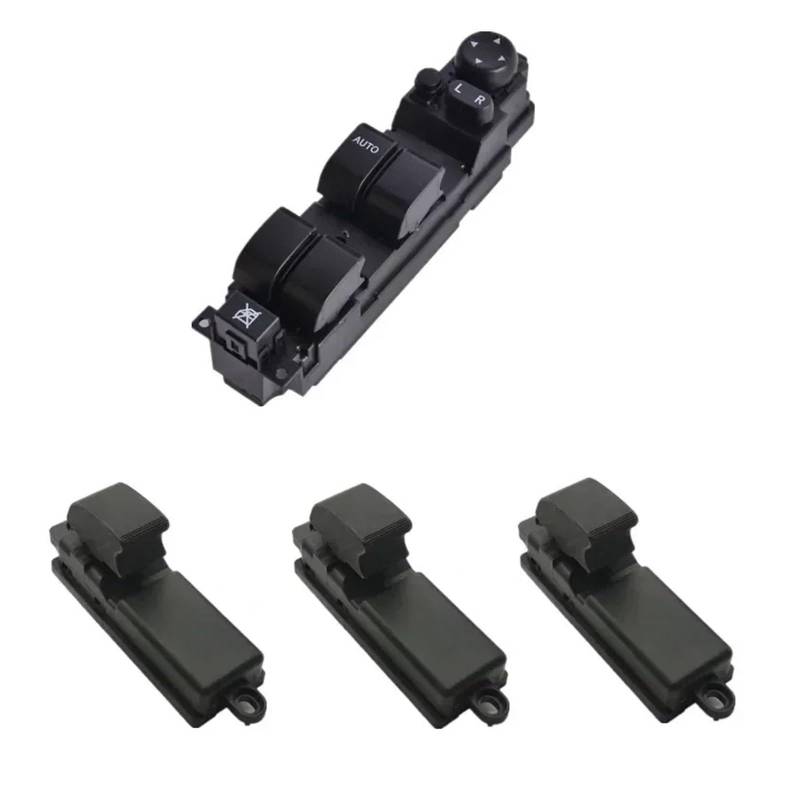 Fensterheberschalter Für Mazda 2 Für M2 2007-2013 DF7366350B D65166370 Vorne Links Fahrer Auto Elektrische Power Master Fensterheber Control Schalter Taste Fensterheber Schalter(A Set) von PYBYCEGNZK