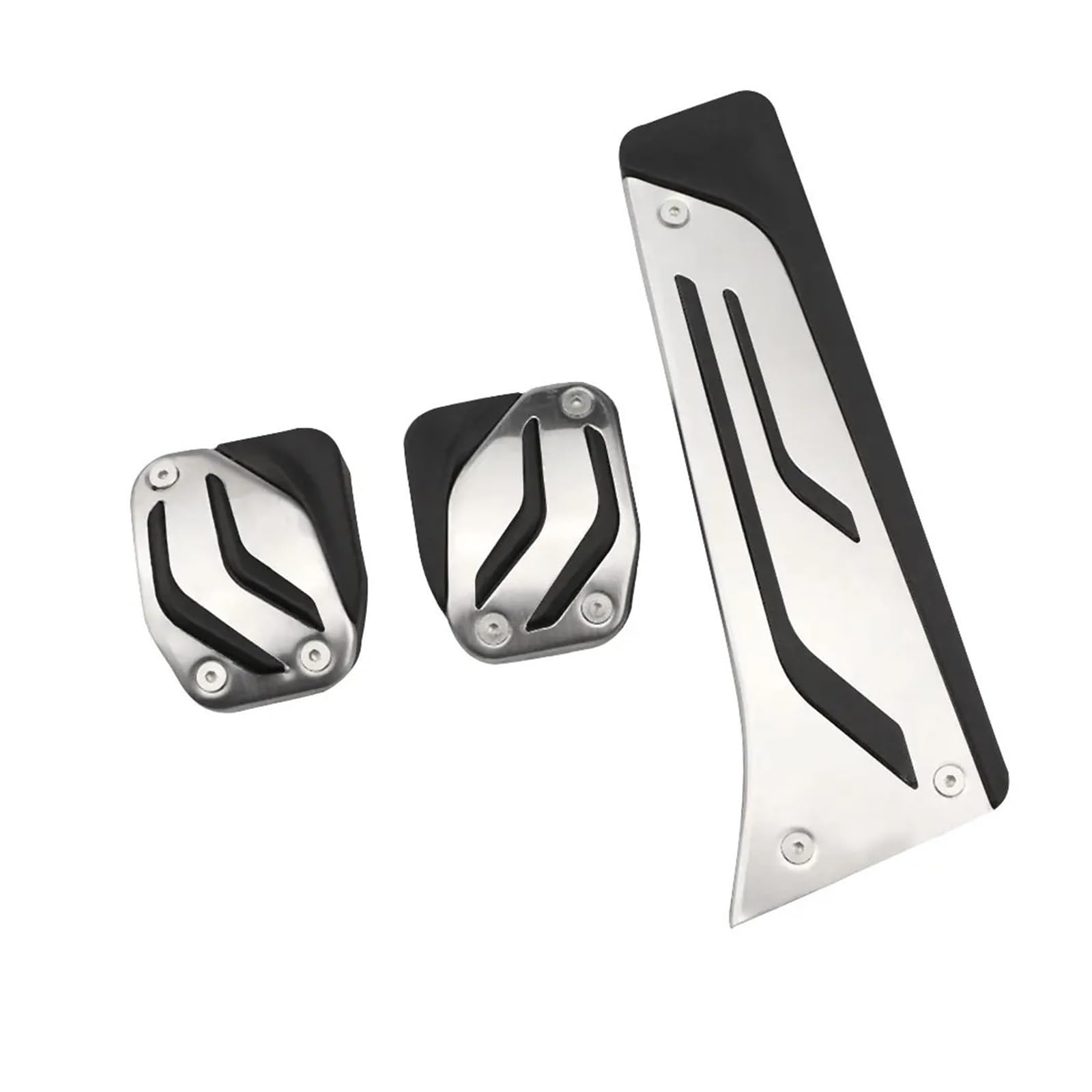 Fußstütze Bremse Für 5 6 7 Serie E65 E67 E68 F01 F02 F10 F11 F07 F12 F13 LHD Auto Pedale Gas Bremse Kupplung Rest Pedal Pad Abdeckung Pedalkappen Abdeckung(3Pcs MT) von PYBYCEGNZK