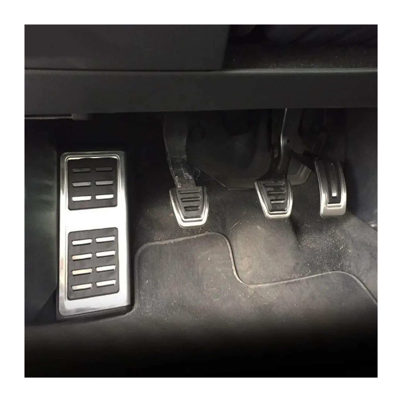 Fußstütze Bremse Für A3 8V 2013 2014 2015 2016 2017 2018 2019 2020 2021 Edelstahl Gas Bremse Fußstütze Pedal Schutz Abdeckung Auto Pedale Pedalkappen Abdeckung(MT with Rest) von PYBYCEGNZK