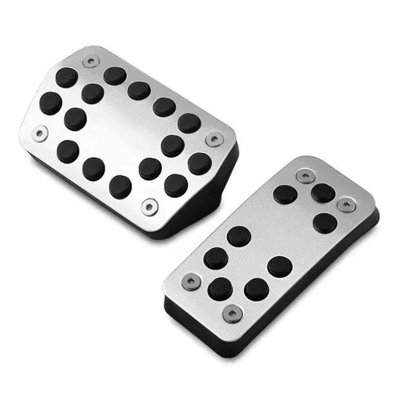 Fußstütze Bremse Für Ford Für Focus 2 MK2 Für Focus 3 MK3 Für Kuga Für Escape ST 2005-2019 Auto Rest Pedal Fuß Kraftstoff Bremse Kupplung MT at Pedale Pedalkappen Abdeckung(Red ST 2Pcs) von PYBYCEGNZK