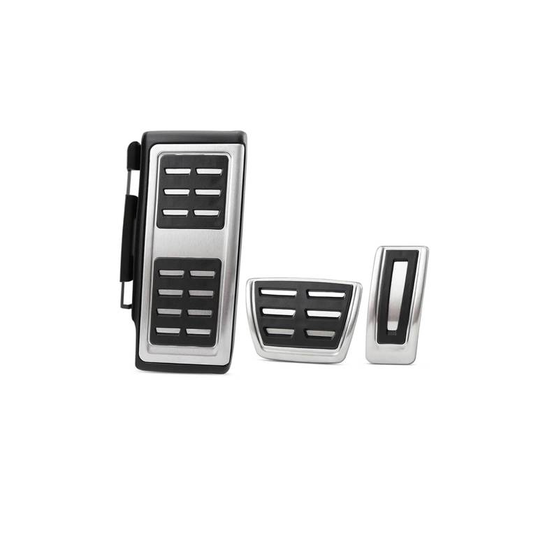 Fußstütze Bremse Für Passat Für B8 Für Tiguan 17 Für Arten Für Jetta Für MK7 Für Golf 7 Auto Kupplung Bremse Fußstütze Pedal Pedalkappen Abdeckung(3 Pcs at with Rest) von PYBYCEGNZK