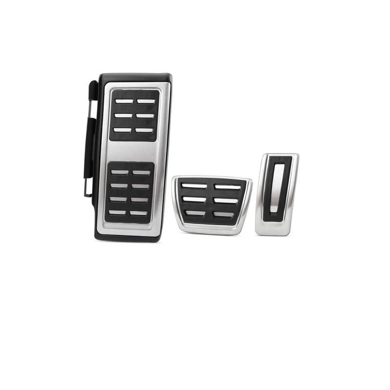 Fußstütze Bremse Für Polo Für Seat Für Leon 5F Für Skoda Für Octavia Für A7 Auto Kupplung Bremse Fußstütze Pedal Pedalkappen Abdeckung(3 Pcs at with Rest) von PYBYCEGNZK