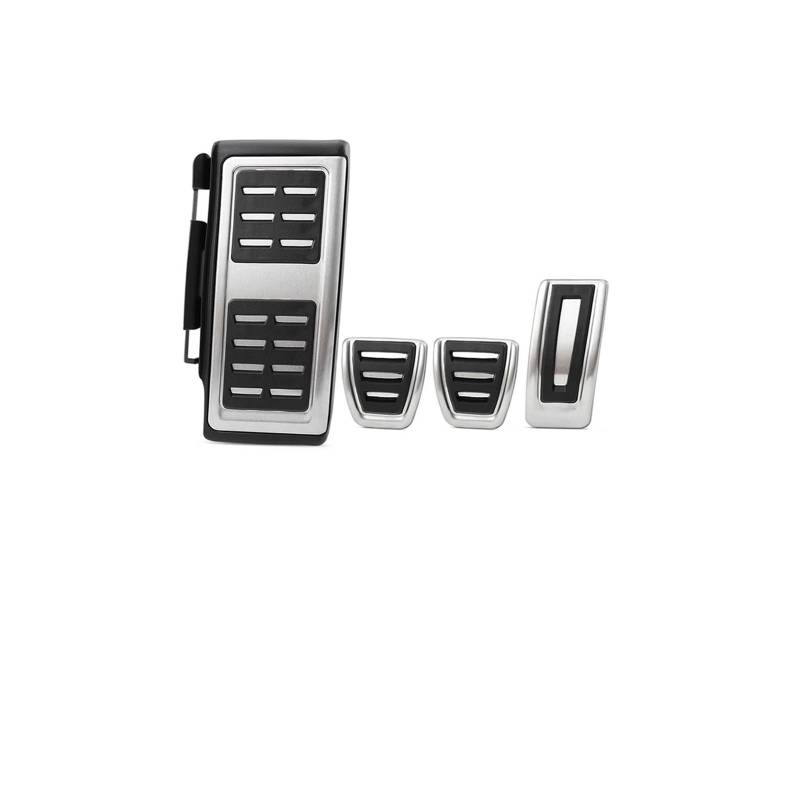 Fußstütze Bremse Für Polo Für Seat Für Leon 5F Für Skoda Für Octavia Für A7 Auto Kupplung Bremse Fußstütze Pedal Pedalkappen Abdeckung(4 Pcs MT with Rest) von PYBYCEGNZK