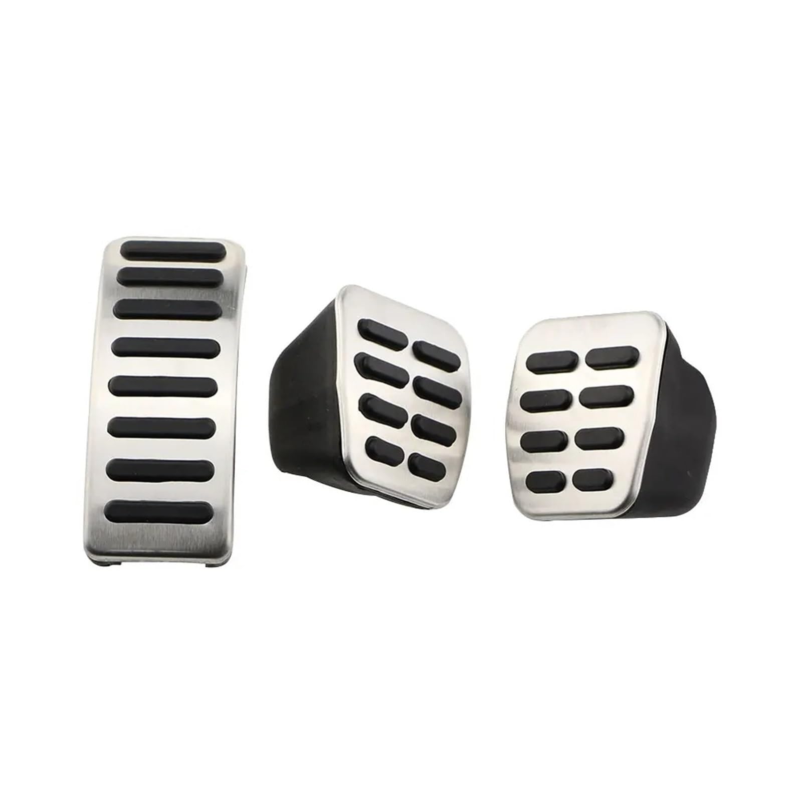 Fußstütze Bremse Für VW Für Polo Für Golf 4 Für Jetta MK4 Für Bora Für Skoda Für Fabia Edelstahl Auto Pedale Kappe Kupplung Gaspedal Bremse Abdeckung Pedalkappen Abdeckung(MT 3PCS) von PYBYCEGNZK