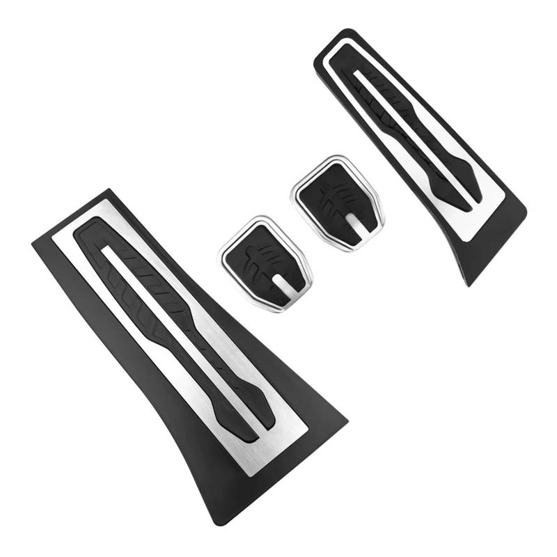Fußstütze Bremse Für X5 Für X6 F15 F16 E70 E71 E72 G05 Für X7 G07 2008-2020 LHD Gasbremse Fußstütze Pedalabdeckung Acc Edelstahl Auto Pedale Kit Pedalkappen Abdeckung(MT with Rest) von PYBYCEGNZK