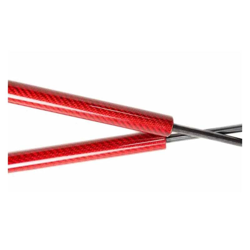 Motorhaubendämpfer Für Chrysler PT Für Cruiser 2001-2010 Haubenstreben Motorhaubenmodifizierte Hubstützen Motorstoßdämpfer Dämpfer Stützstangen Gasfedern Absorber Motorhauben Gasdruckfedern(Red carbon von PYBYCEGNZK