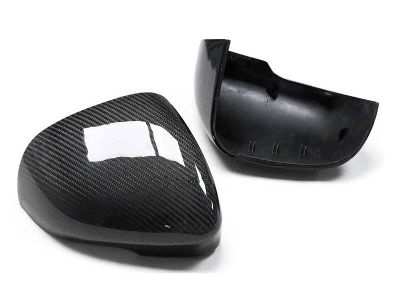 SeitenspiegelAbdeckungen Für Jaguar Für XE Für XEL Für XF Für XFL Für XK Für XJL Für I-PACE Carbon Faser Seite Spiegel Schalen Rahmen Ersatz Fall Rückspiegel Abdeckung Auto Spiegelkappen(Replacement T von PYBYCEGNZK