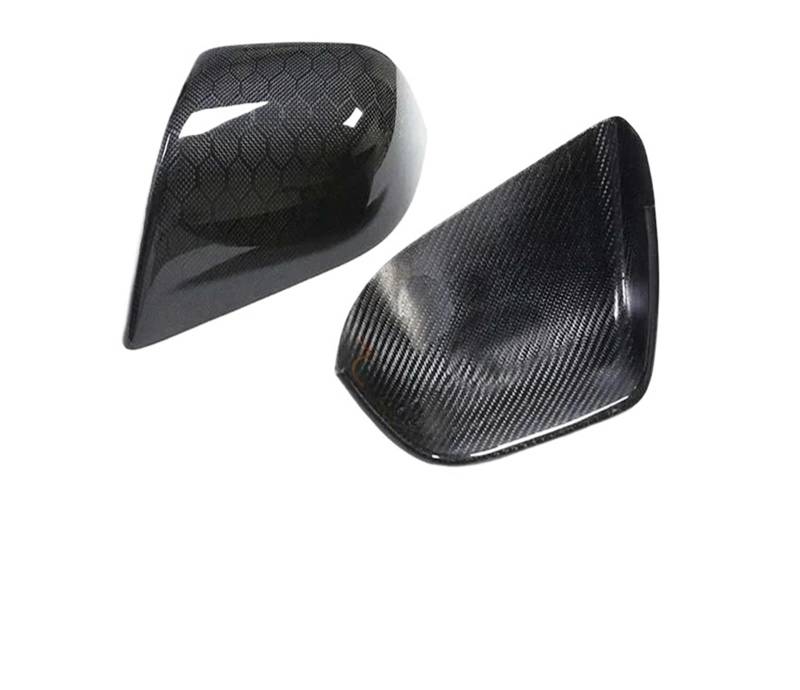SeitenspiegelAbdeckungen Für Tesla Für Modell 3 Carbon Faser Rückspiegel Shell Cover Zufällig Schmieden Licht Matte Waben Hinzufügen Auf 2PCS Auto Spiegelkappen(Honeycomb) von PYBYCEGNZK