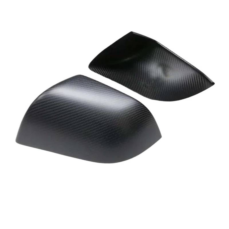 SeitenspiegelAbdeckungen Für Tesla Für Modell 3 Carbon Faser Rückspiegel Shell Cover Zufällig Schmieden Licht Matte Waben Hinzufügen Auf 2PCS Auto Spiegelkappen(Matte) von PYBYCEGNZK