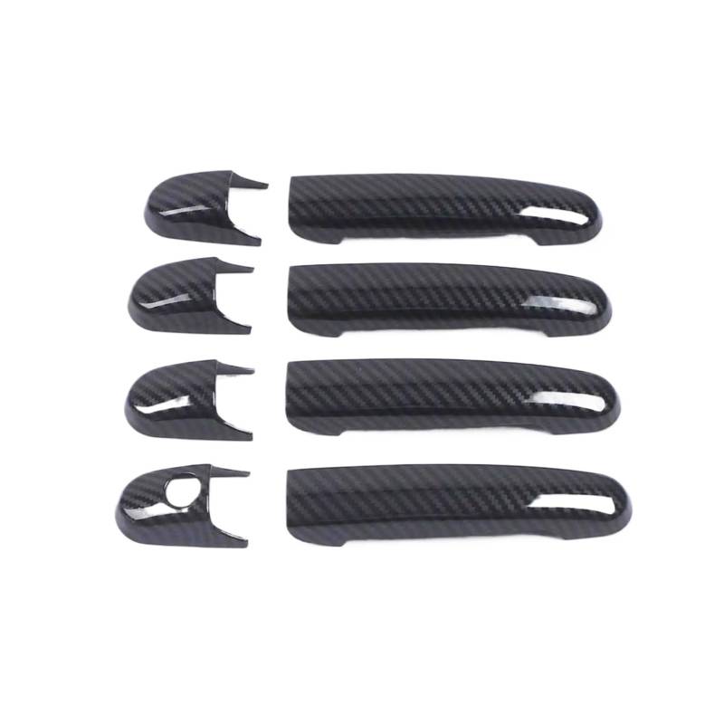 Türaußengriff Rechts Fahrerseite FÜR VW FÜR SHARAN 1995 1996 1997 1998 1999 2000 2001 2002 2003 2004-2010 CARBON FIBER CHROME AUßEN SEITE TÜR GRIFF ABDECKUNGEN SET TRIM ZUBEHÖR Türgriff Beifahrerseite von PYBYCEGNZK