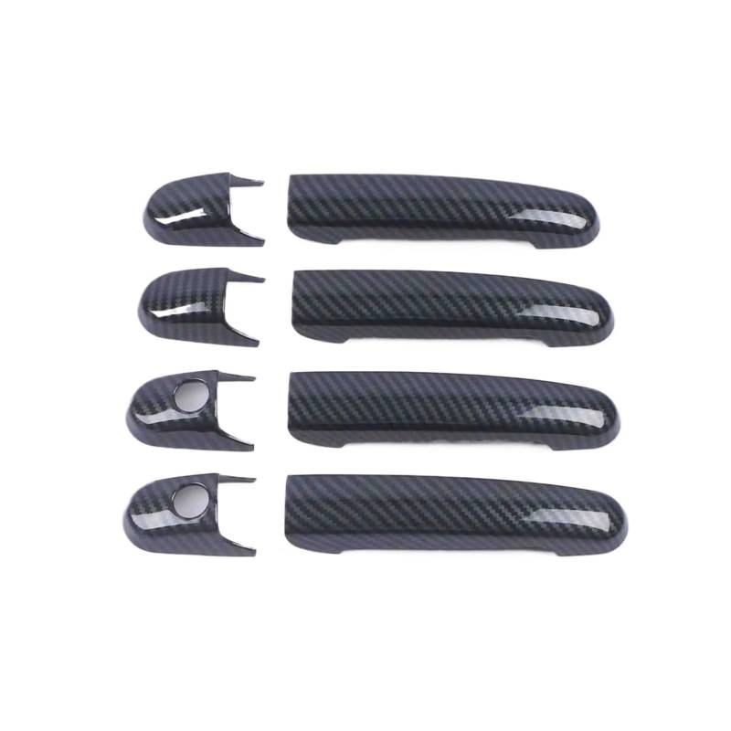 Türaußengriff Rechts Fahrerseite FÜR VW FÜR SHARAN 1995 1996 1997 1998 1999 2000 2001 2002 2003 2004-2010 CARBON FIBER CHROME AUßEN SEITE TÜR GRIFF ABDECKUNGEN SET TRIM ZUBEHÖR Türgriff Beifahrerseite von PYBYCEGNZK