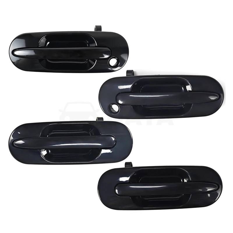 Türaußengriff Rechts Fahrerseite Für CR-V Für CRV 1997 1998 1999 2000 2001 4Pcs 1PCS Außentürgriff Vorne Und Hinten Außen Außen Kit Links Und Rechts Schwarz Türgriff Beifahrerseite(4Pcs(1Set)) von PYBYCEGNZK