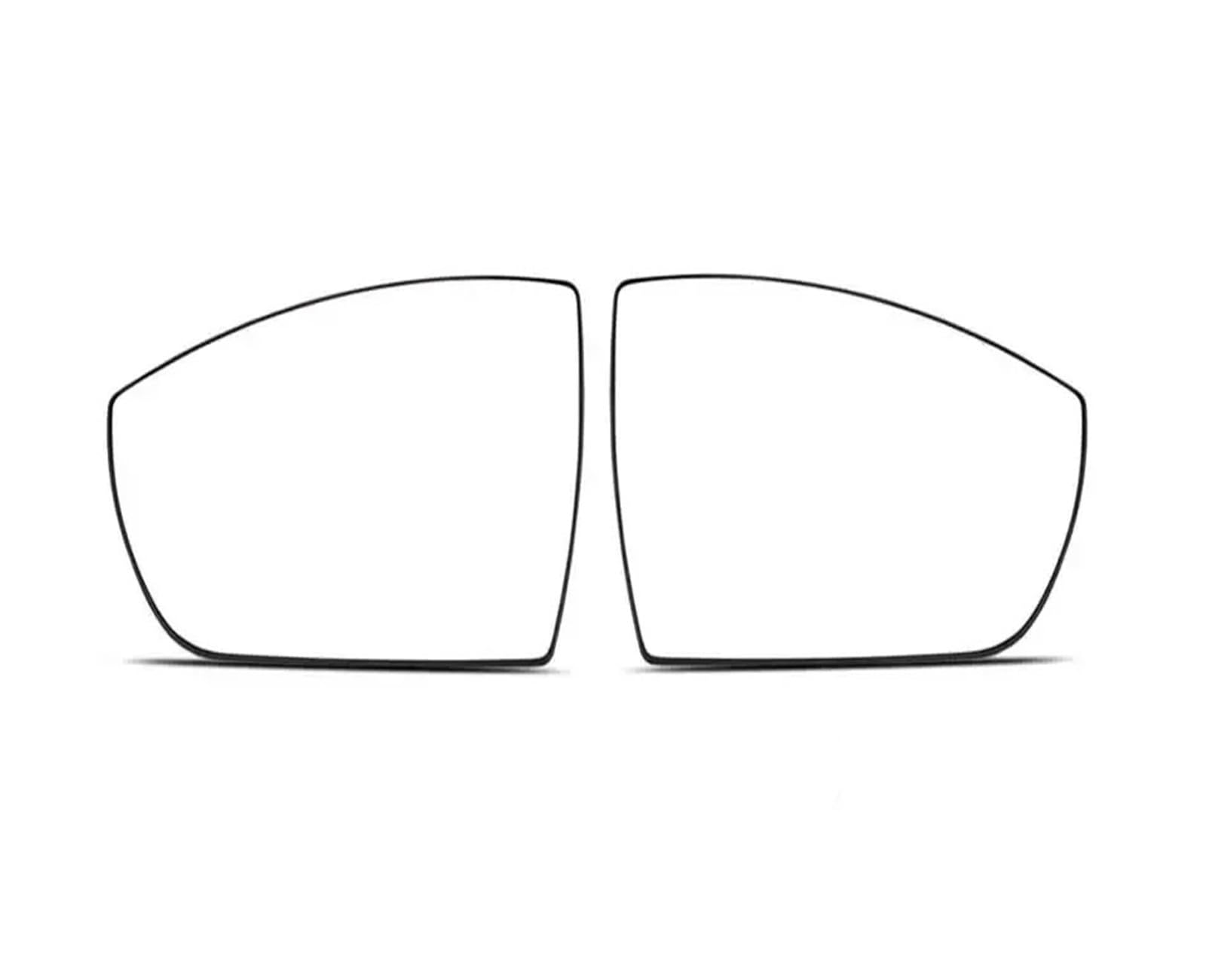 Türrückspiegelglas Für Ford Für Ecosport 2013 2014 2015 2016 2017 2018 2019 Außenspiegel Reflektierende Glaslinse Rückspiegellinsen Autozubehör Autospiegelglas(A Pair no Heating) von PYBYCEGNZK