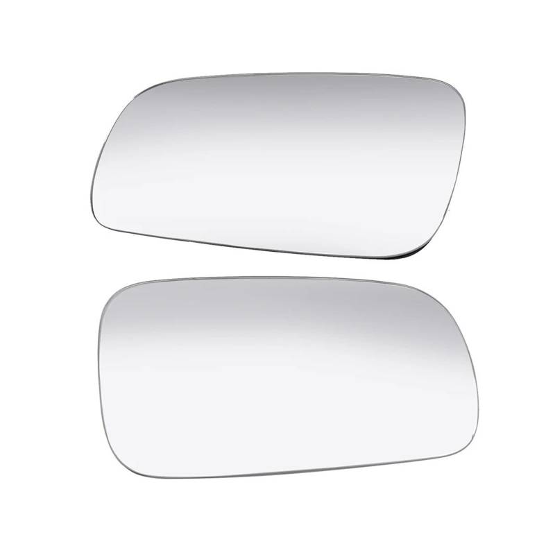 Türrückspiegelglas Für VW Für Cabrio Für Golf Für Jetta Für Passat 1999-2005 1J1857521 1J1857522 2PCS Seite Rückspiegel Beheizte Glas Autospiegelglas(White) von PYBYCEGNZK