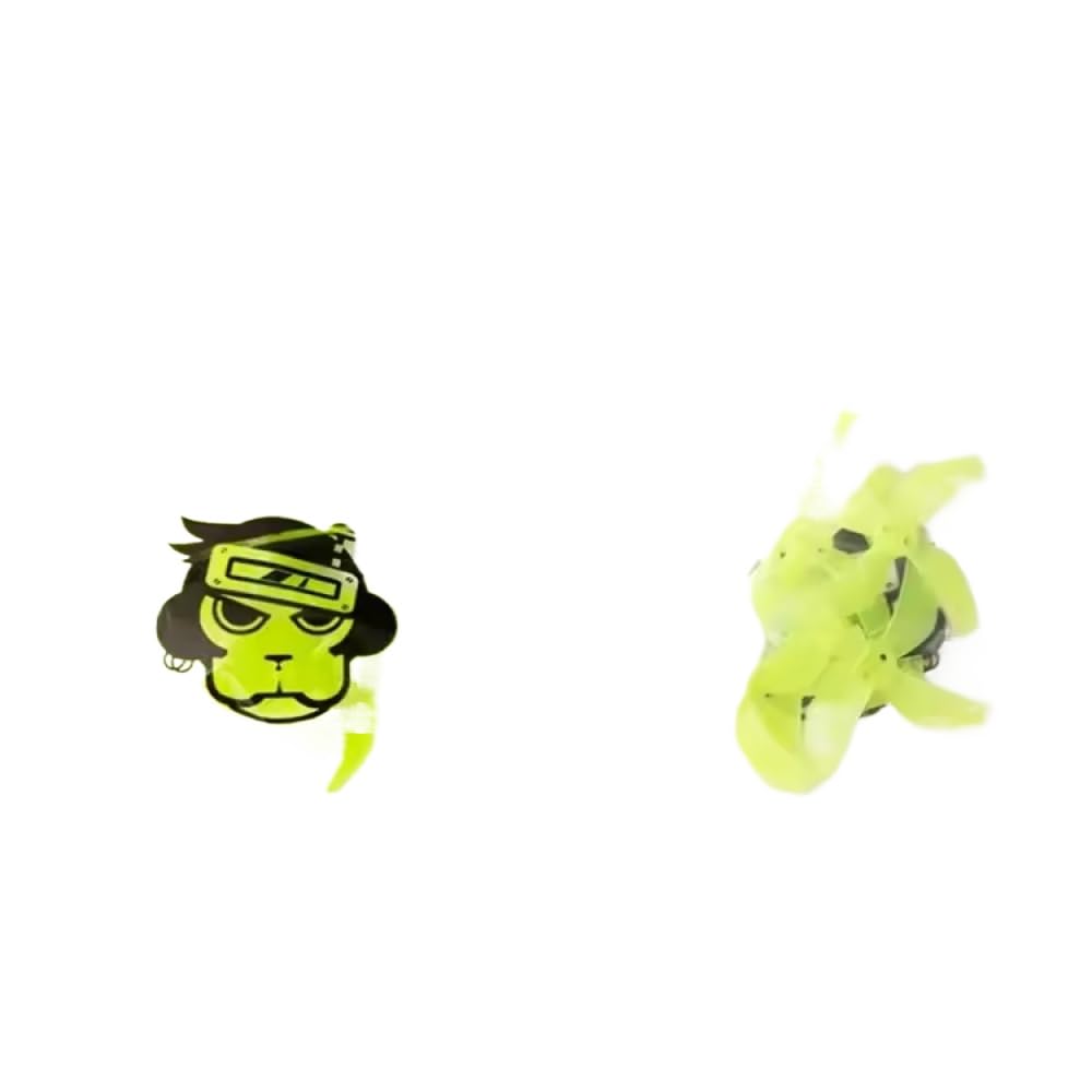12 Paare 4-RC-Propeller Kompatibel mit FPV-Rennsport und Freestyle-kompatibel mit Cine Whoop Tiny Whoop 1,5 mm Montageloch(12 PAIRS Yellow) von PZPSEQGM