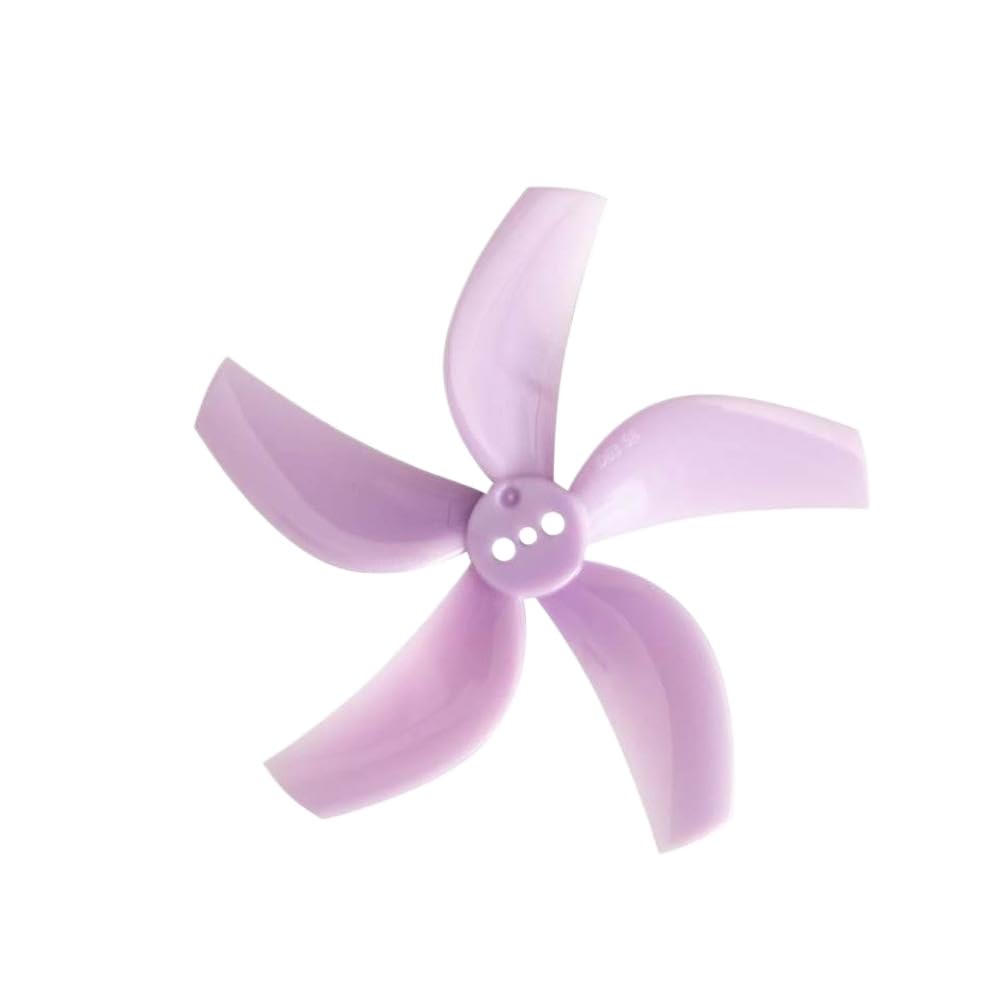 4 Paare von 2,5 Zoll 5 Propeller mit drei Löchern Kompatibel mit RC FPV Racing Freestyle Zahnstocher Cine Whoop- und Kanaldrohnen(4pairs Purple) von PZPSEQGM