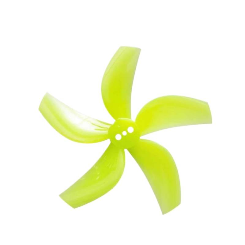 4 Paare von 2,5 Zoll 5 Propeller mit drei Löchern Kompatibel mit RC FPV Racing Freestyle Zahnstocher Cine Whoop- und Kanaldrohnen(4pairs Yellow) von PZPSEQGM