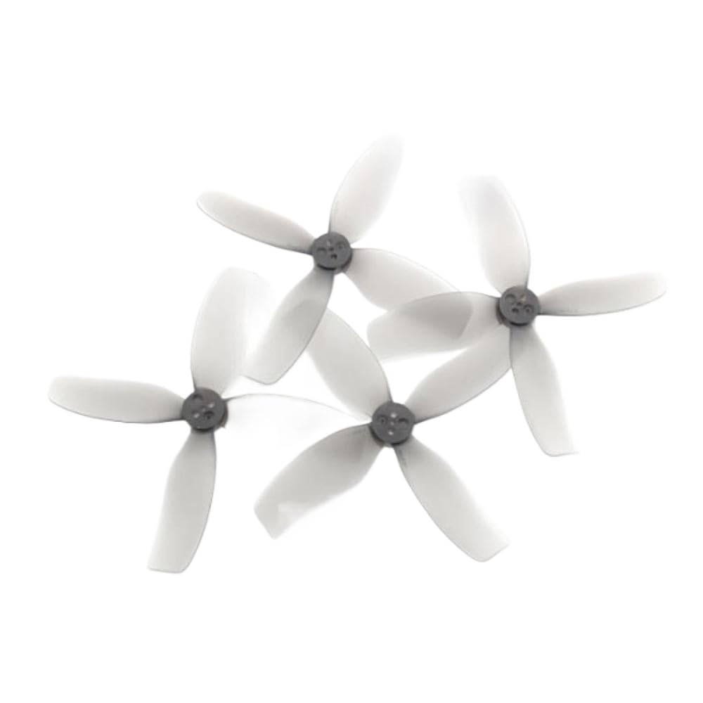 90 mm 3- PC-Propeller 1,5 mm Montierung Kompatibel mit RC-FPV-Drohne mit 3,5-Zoll(2 Pairs Grey) von PZPSEQGM