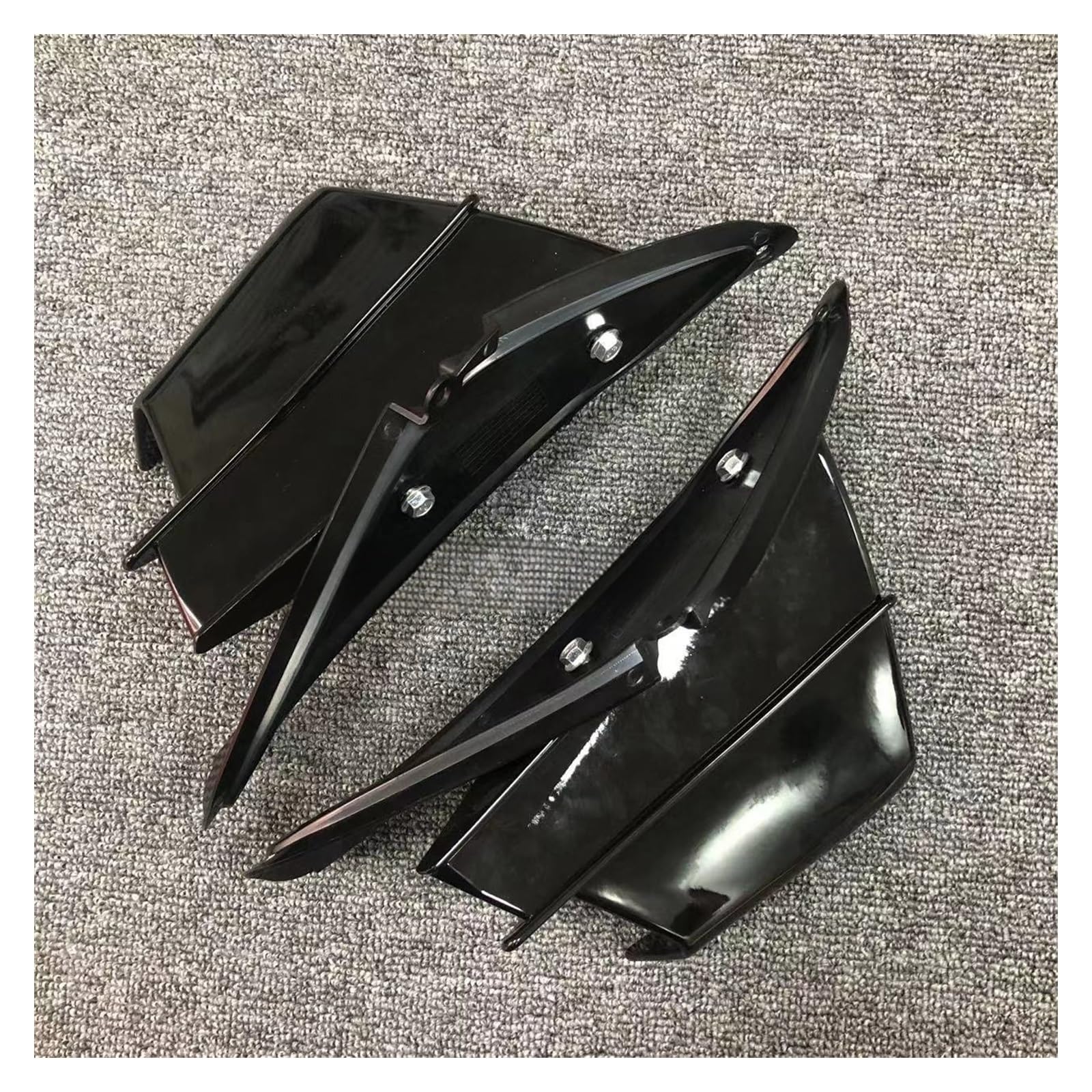Winglet Aerodynamischer Seitenwindflossen-Spoiler, ABS-Frontverkleidungsschutz, Flügelabdeckung Für Hon&da CB650R 2019–2023 Winglet Aerodynamischer Seitenwindflossen-Spoiler, ABS-Frontverkleidungsschutz, Flügelabdeckung Für Hon&da CB650R 2019–2023 von PZUBGUHT