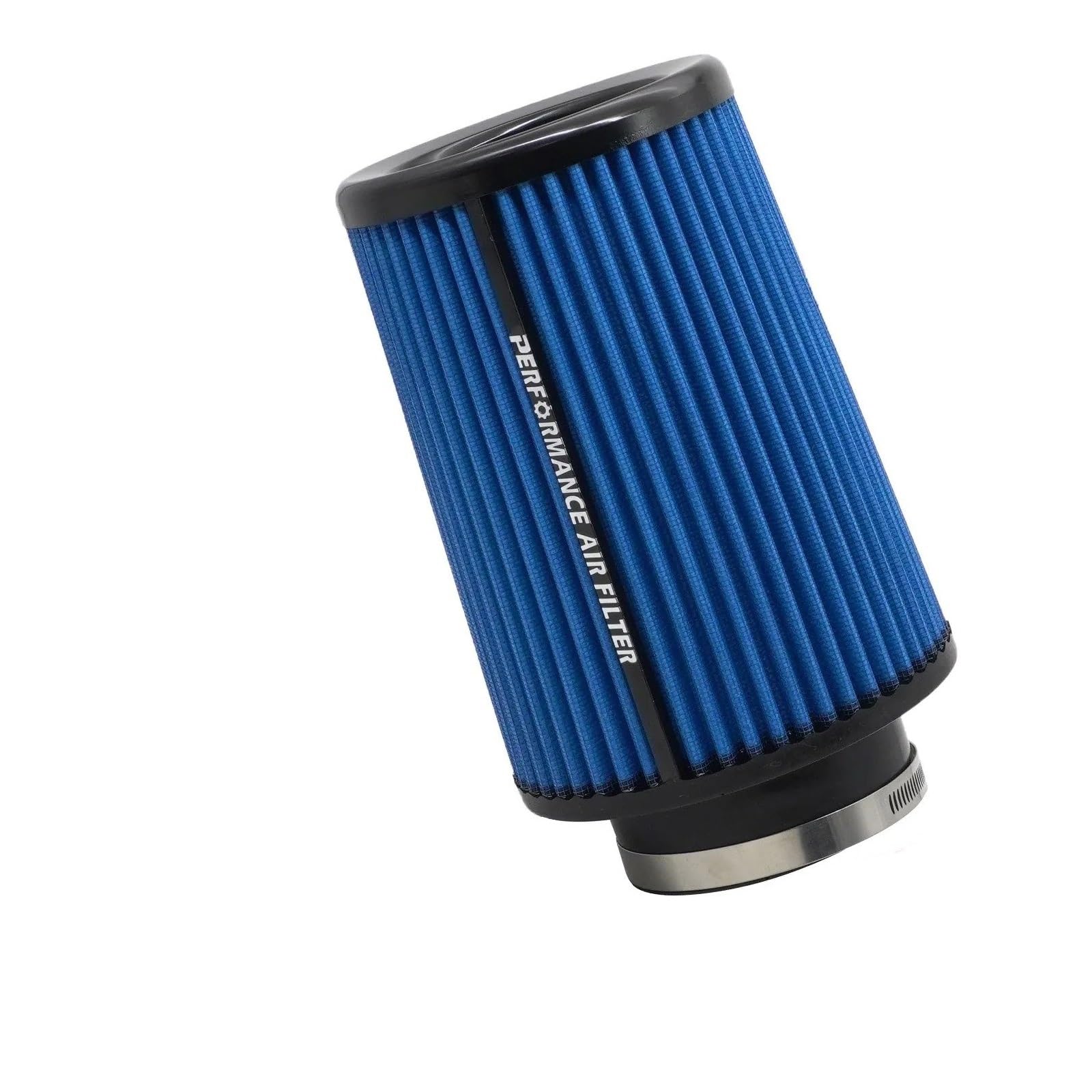 Auto Ansaugrohr Auto-High-Flow-Luftfilter 3" 3,5 4 Zoll Cold Air Intake Universalfilter Für Sport Racing Auto Motor Lufteinlass 76MM 89MM 101MM Lufteinlassschlauch(101mm-Blue) von PaCsci