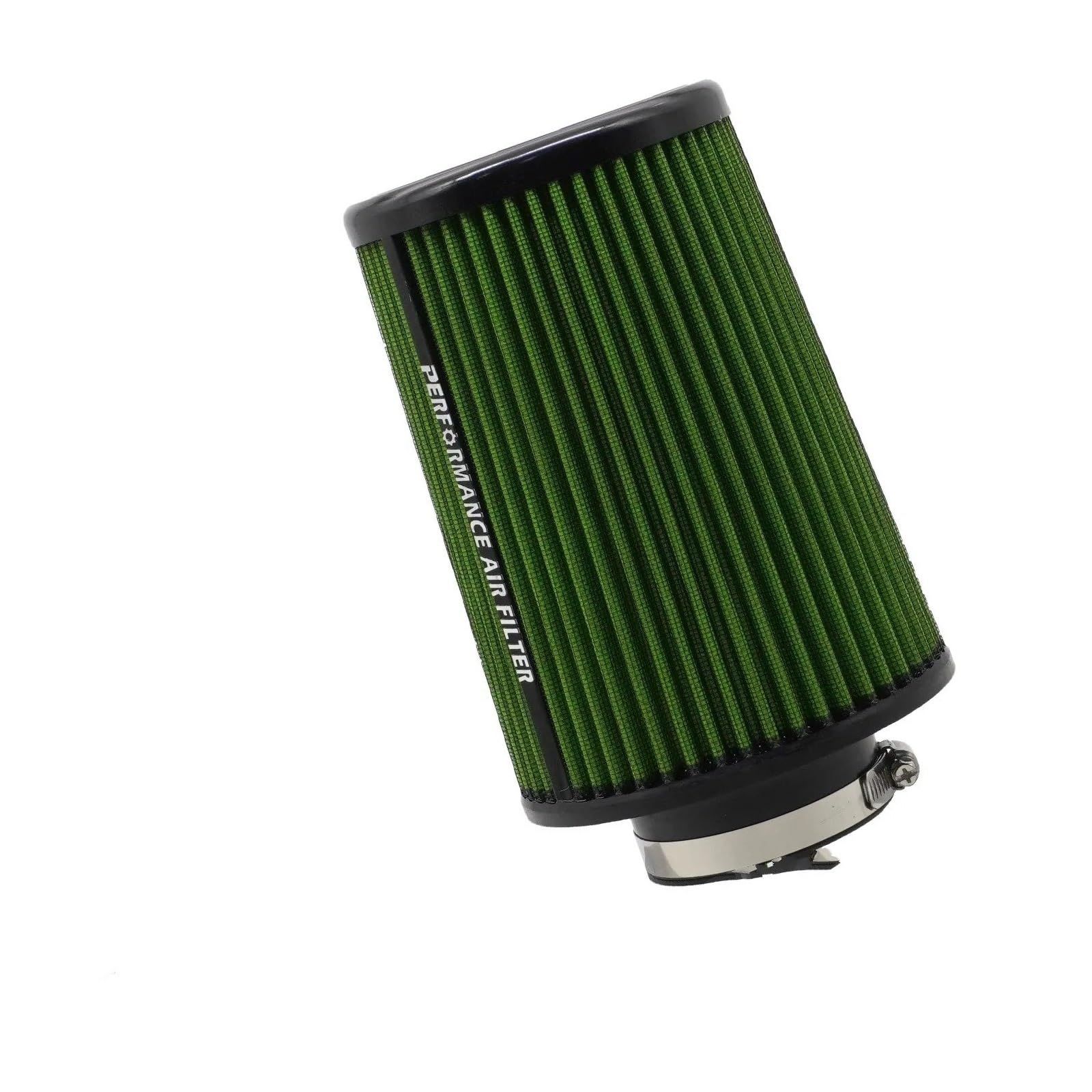 Auto Ansaugrohr Auto-High-Flow-Luftfilter 3" 3,5 4 Zoll Cold Air Intake Universalfilter Für Sport Racing Auto Motor Lufteinlass 76MM 89MM 101MM Lufteinlassschlauch(76mm-Green) von PaCsci