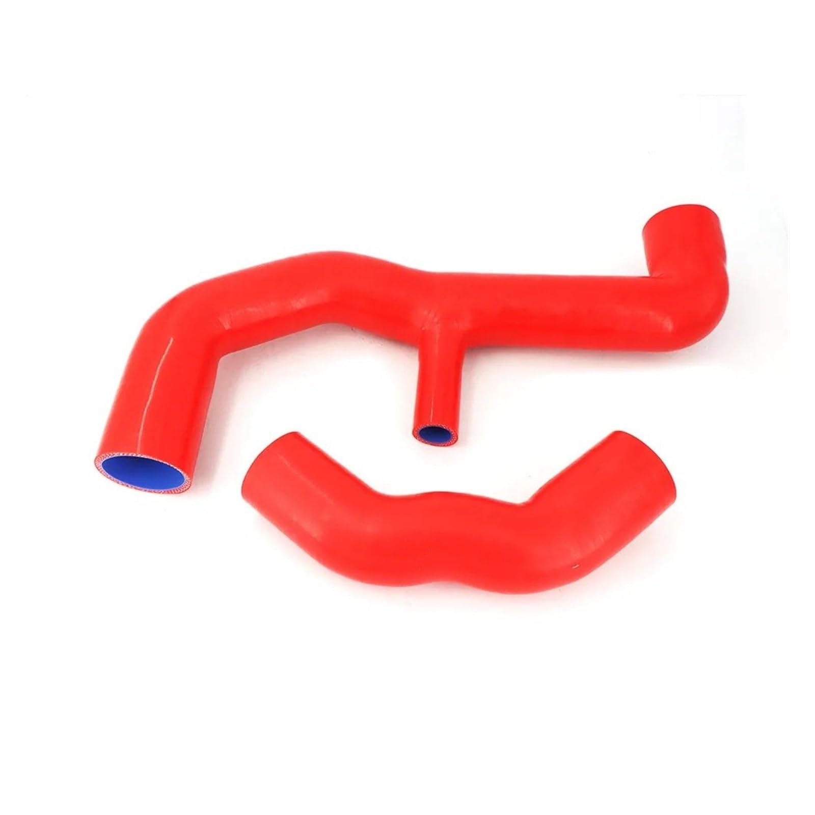 Auto Ansaugrohr Für 5 GT Turbo 1985-1996 (2 Stücke) ROT BLAU Silikon Turbo Intercooler Pipe Schlauch Kit Lufteinlassschlauch(K8-174 k8-175 RED) von PaCsci