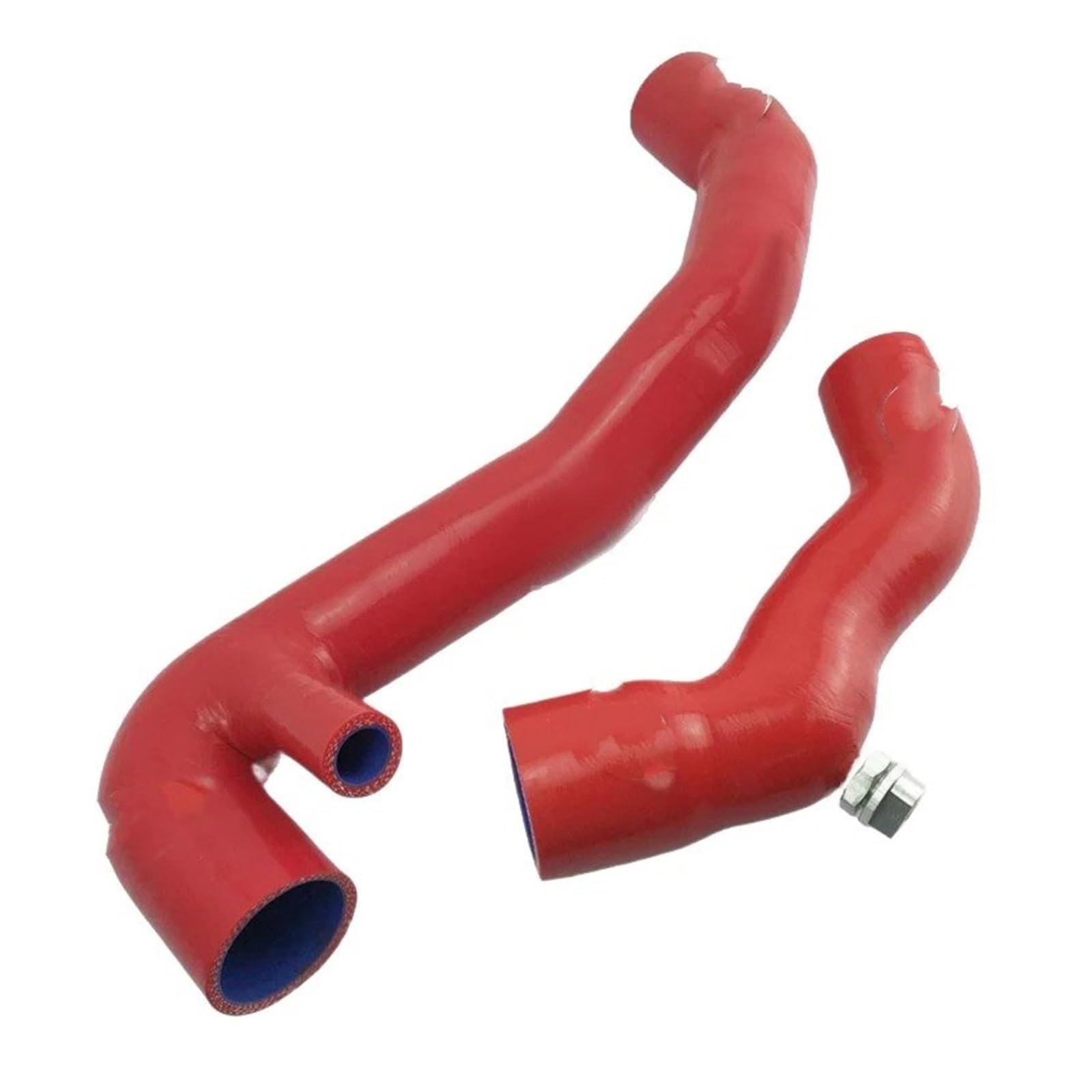 Auto Ansaugrohr Für 5GT Für R5 Für Turbo (2 Stücke) Silikon Boost Schlauch Kit Lufteinlassschlauch(K8-144-145 RED) von PaCsci