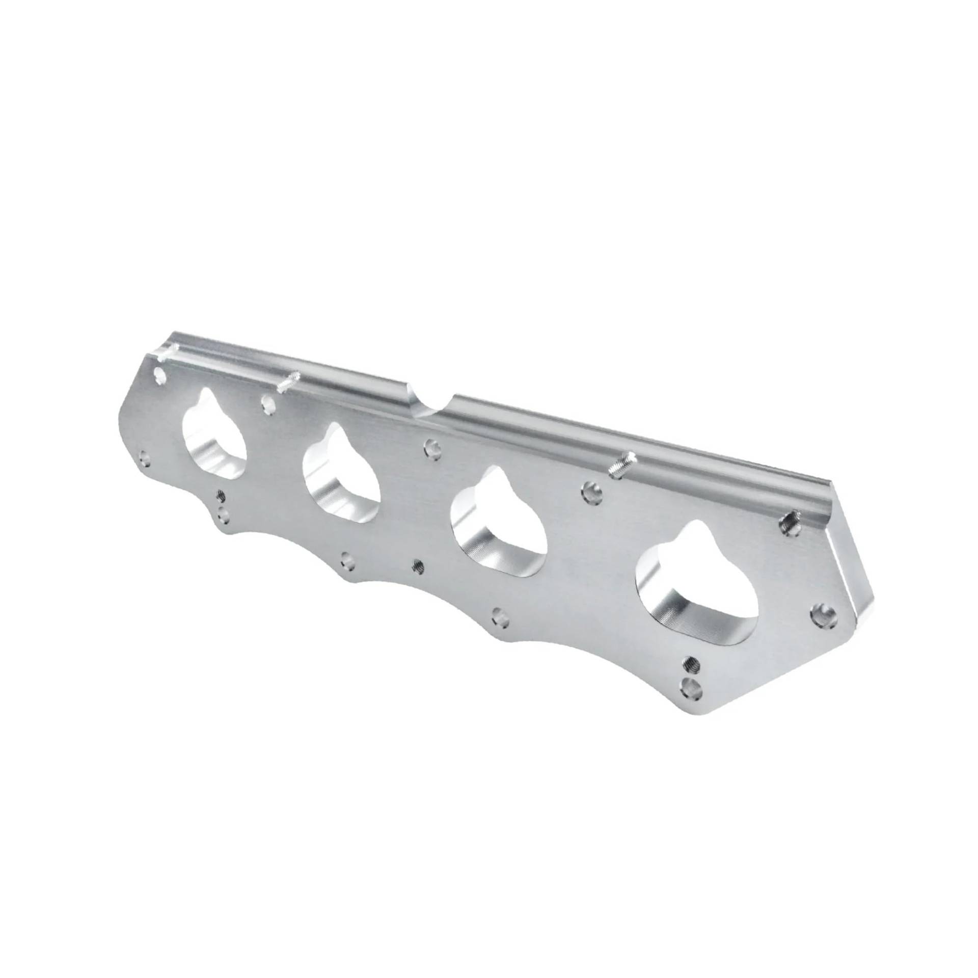 Auto Ansaugrohr Für Acura Pro H2K K2H Schwarz Silber Eloxiertem Aluminium K-Serie Saugrohr Adapter Flansch Für Serie H Zu K Lufteinlassschlauch(Silber) von PaCsci