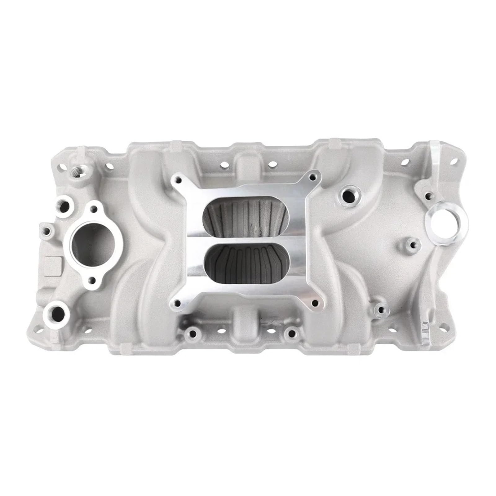Auto Ansaugrohr Für Chevy 283 305 327 350 400 Dual Plane SB SBC 1955-1986 Air Intake System Teile Kleine Block Ansaugkrümmer Silber Aluminium Lufteinlassschlauch Auto Ansaugrohr Für Chevy 283 305 327 350 400 Dual Plane SB SBC 1955-1986 Air Intake System Teile Kleine Block Ansaugkrümmer Silber Aluminium Lufteinlassschlauch von PaCsci
