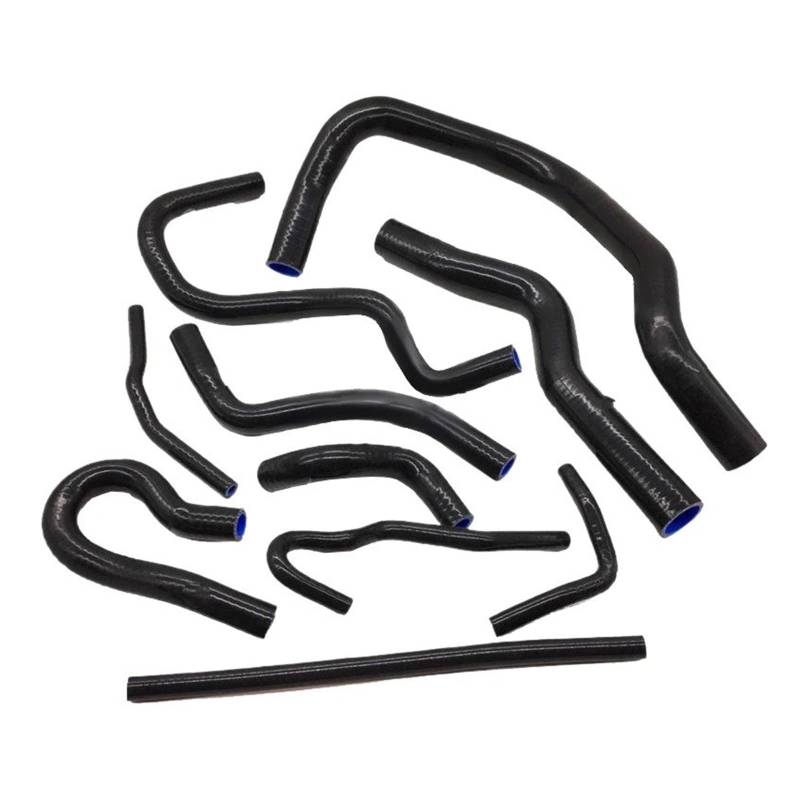 Auto Ansaugrohr Für Civic Für EK3 B16 B18 K8 1992 1993 1994 1995 1996 1997 1998 (10 PCS) Silikon Kühler Schlauch Lufteinlassschlauch(K8-1304 Black) von PaCsci