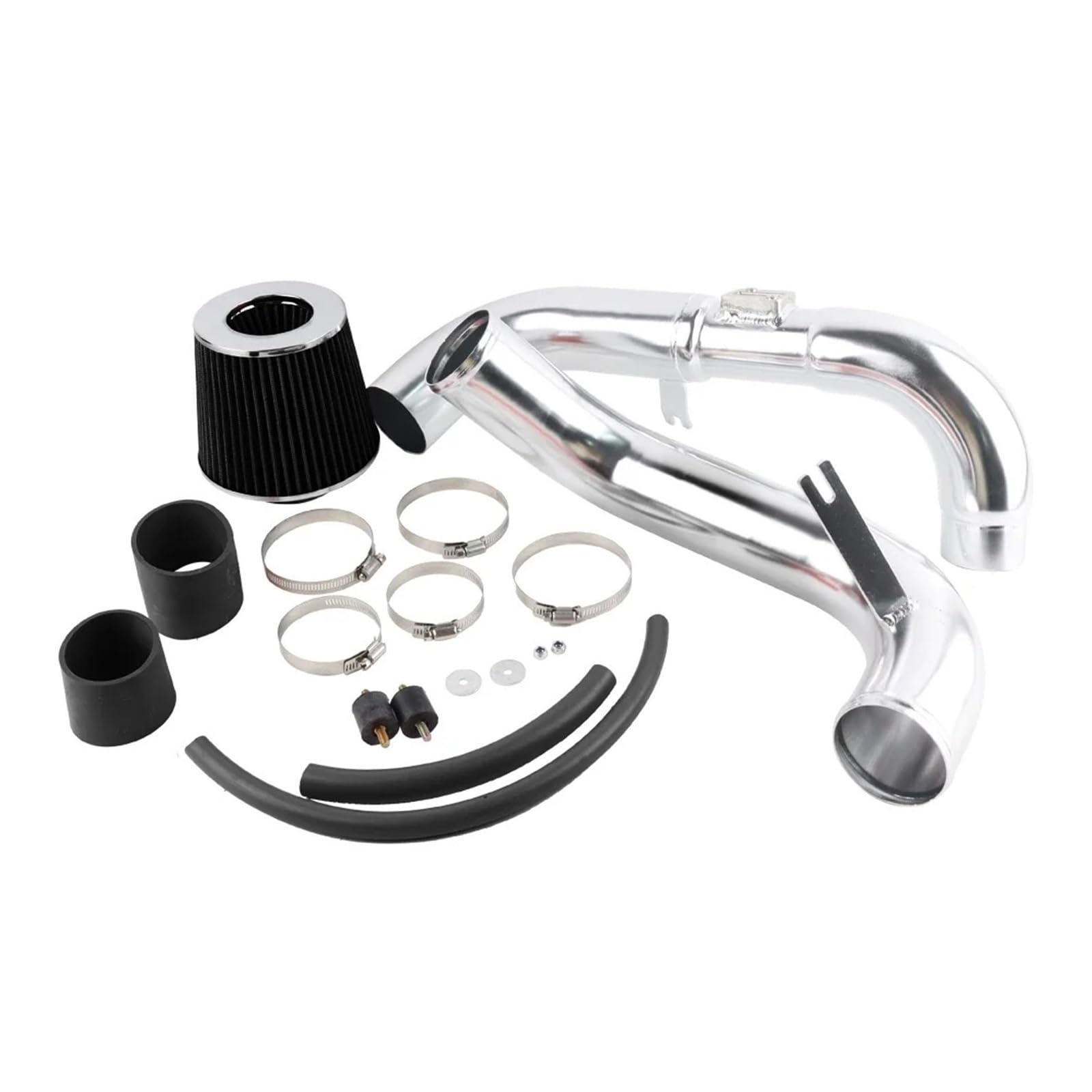 Auto Ansaugrohr Für Civic Für EX LX DX 1.8L 2006 2007 2008 2009 2010 2011 Kaltluftansaugrohr Trockenfiltersatz Leistung 3'' Lufteinlassschlauch(Schwarz) von PaCsci