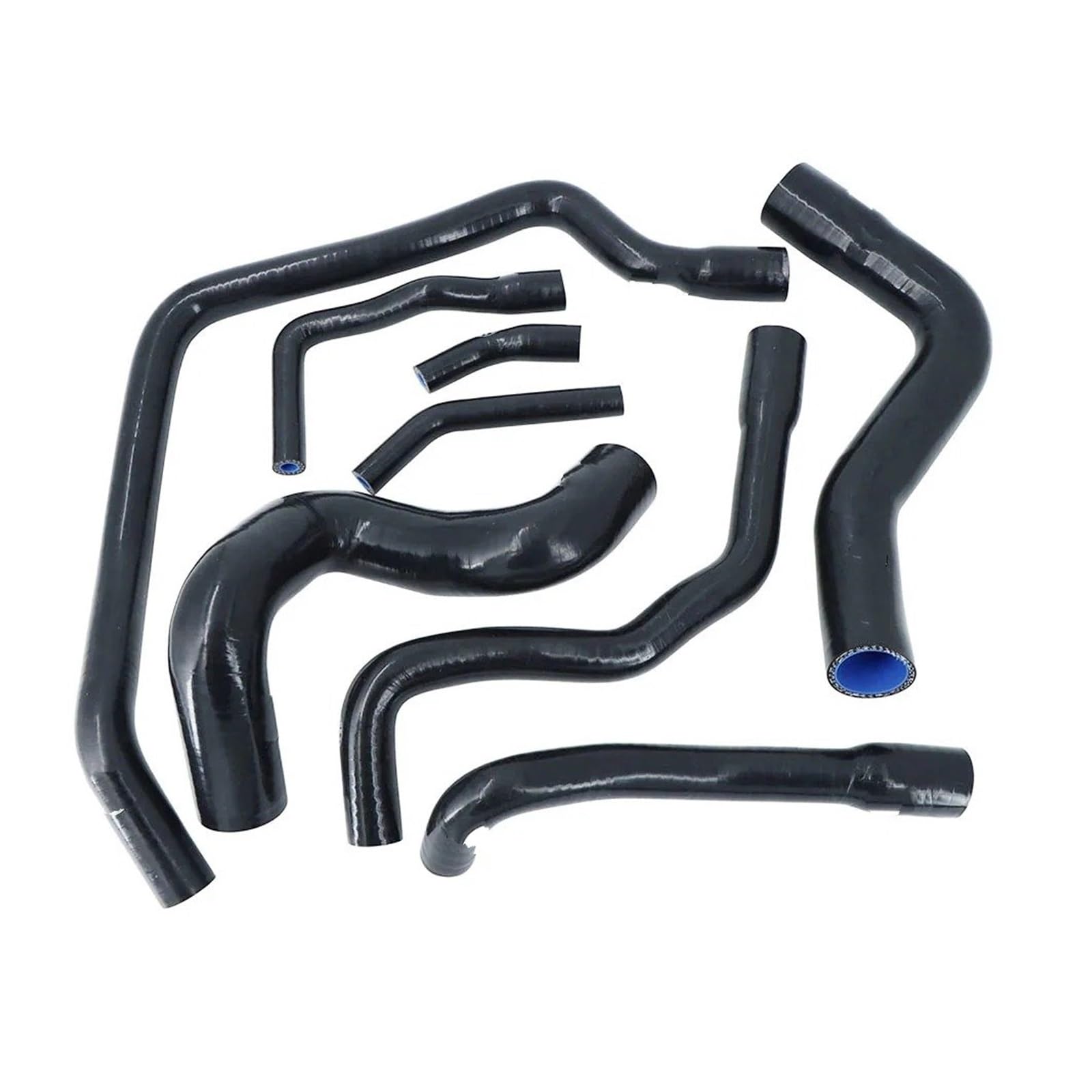 Auto Ansaugrohr Für E34 Für M30 6CYC 525 528 530 89-95 (8Pcs) Silikon Kühler Schlauch Kit Lufteinlassschlauch(K8-102 Black) von PaCsci