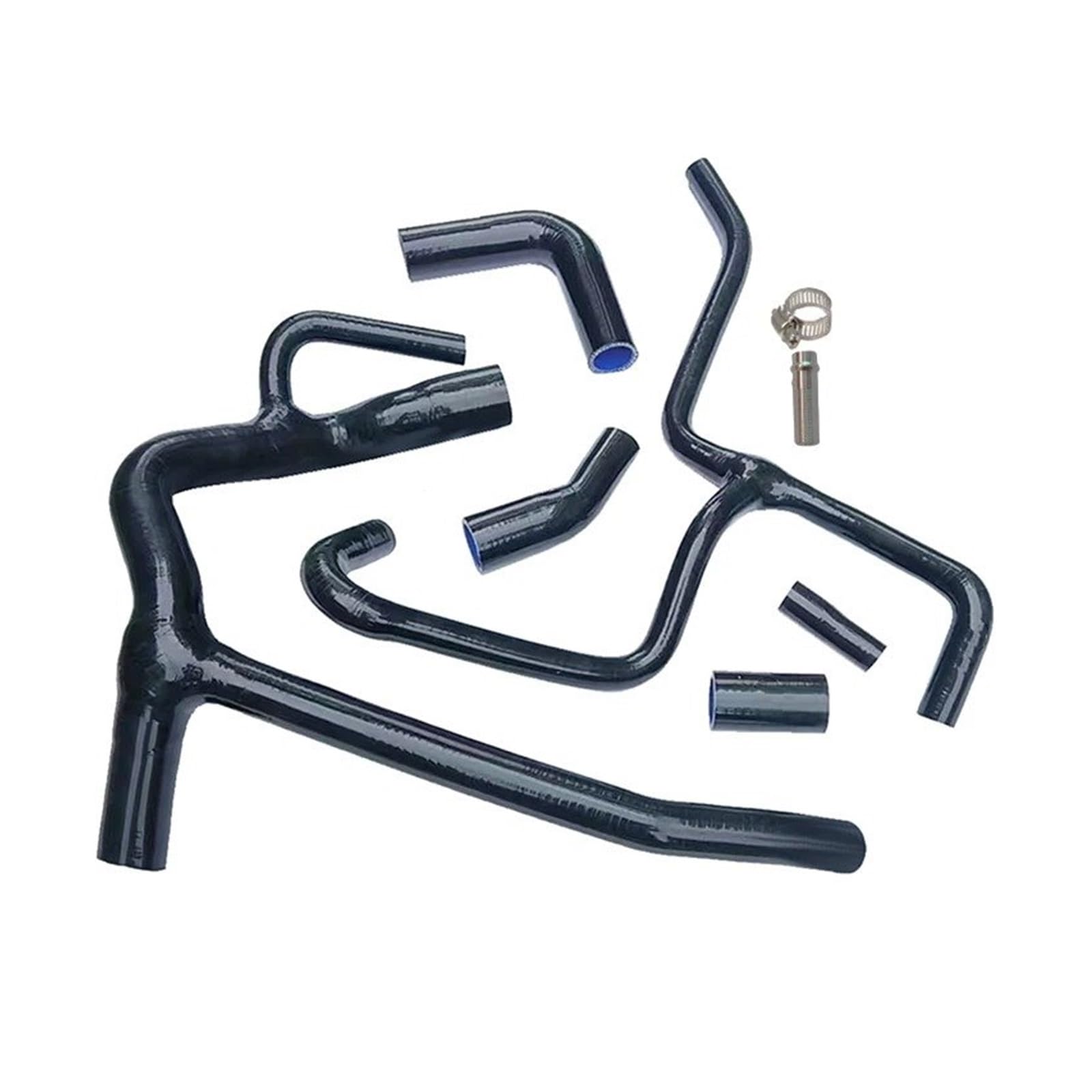 Auto Ansaugrohr Für Land Für Rover Discovery 2 TD5 1999 2000-2004 6 STÜCKE Auto Silikon Kühler Kühlmittel Komplettes Ganzes Set Rohr Schlauch Kit Lufteinlassschlauch(K8-2033 Black) von PaCsci