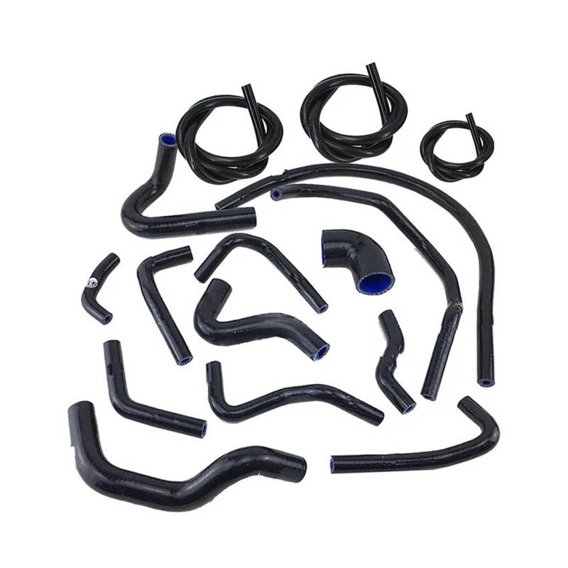 Auto Ansaugrohr Für Mazda Für Mx5 MK1 1,6 1989 1990 1991 1992 1993 1994 1995 1996 1997 1998 + Vakuum Schlauch KIT (16PCS) Silikon Kühler Schlauch Lufteinlassschlauch von PaCsci