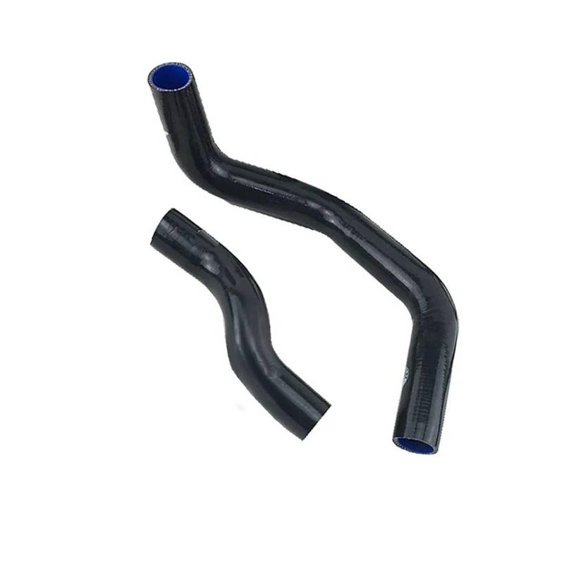 Auto Ansaugrohr Für Nissan Für Silvia Für 200SX Für 240SX S13 S14 S15 SR20DET (2PCS) Silikon Kühler Schlauch Kit Lufteinlassschlauch(K8-123 Black) von PaCsci