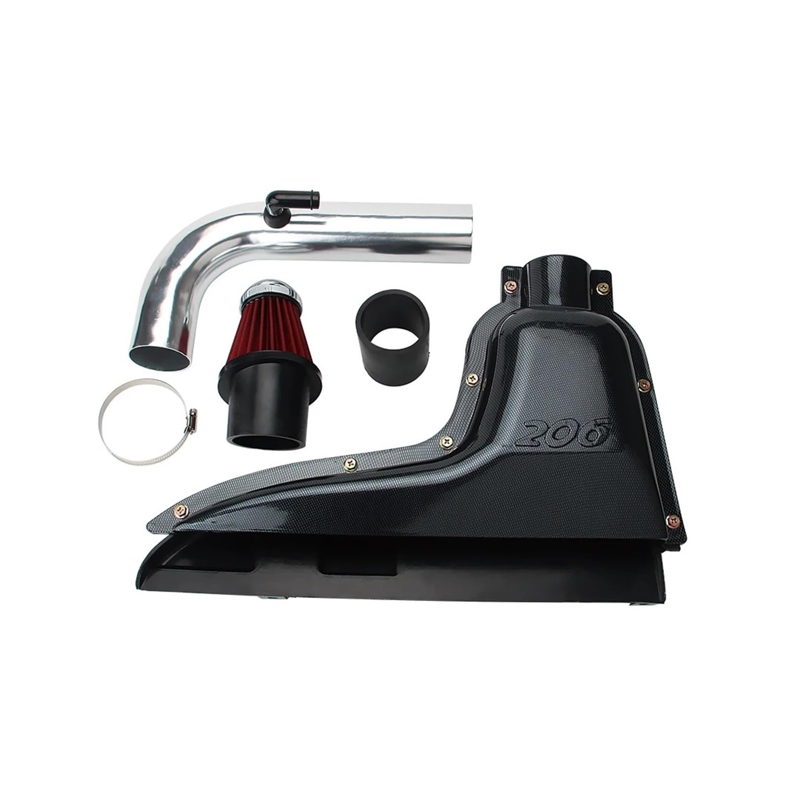 Auto Ansaugrohr Für Peugeot 206 1.6L 1998-2006 VTS Fiber Style Autoteile High Flow Lufteinlasssysteme Ansaugkasten Luftfilter Lufteinlassschlauch Auto Ansaugrohr Für Peugeot 206 1.6L 1998-2006 VTS Fiber Style Autoteile High Flow Lufteinlasssysteme Ansaugkasten Luftfilter Lufteinlassschlauch von PaCsci