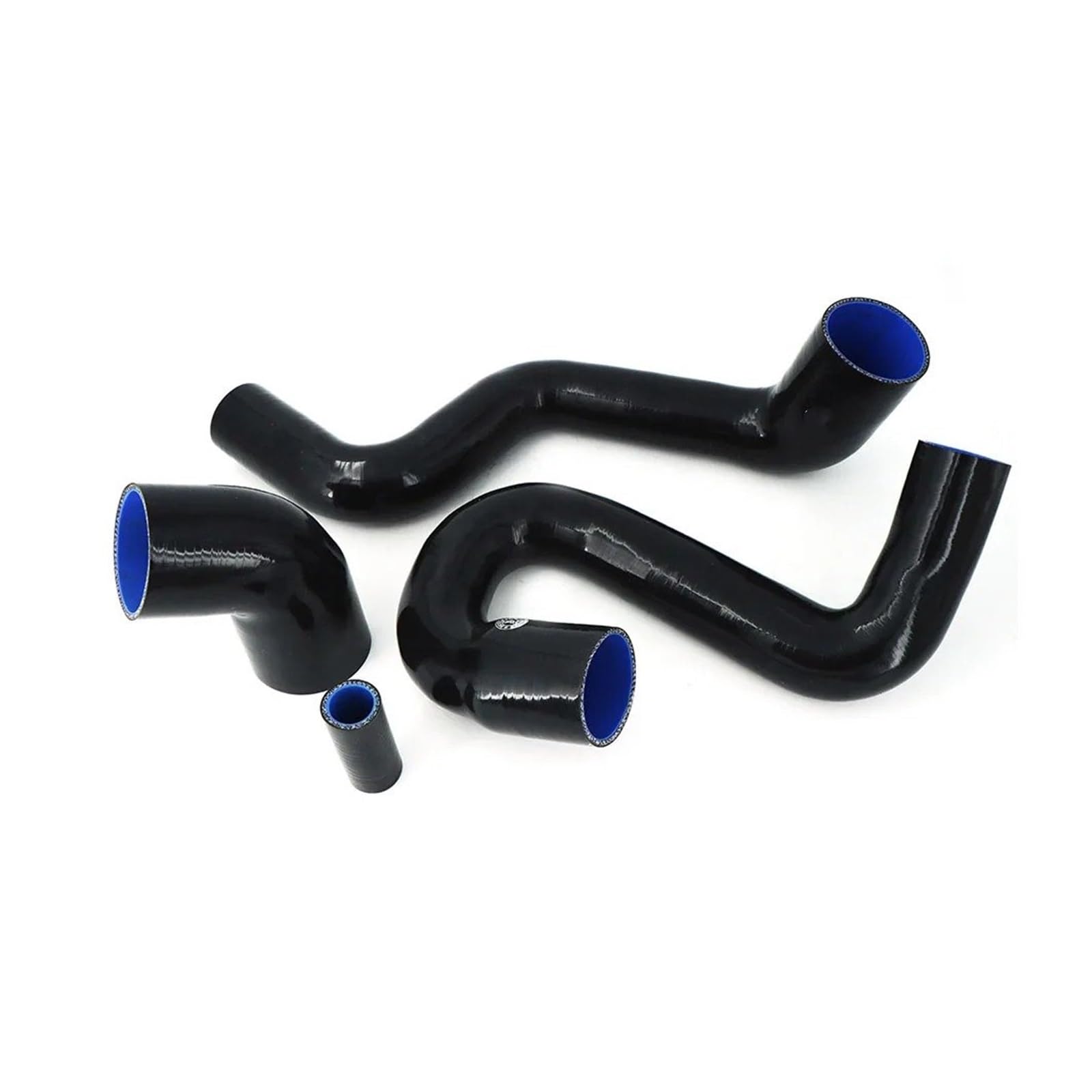 Auto Ansaugrohr Für SAAB 95 1998 1999 2000 2001 2002 2003 2004 2005 2006 2007 2008 (4Pcs) Turbo Boost Schlauch Silikon Schlauch Kit Lufteinlassschlauch(K8-209 Black) von PaCsci