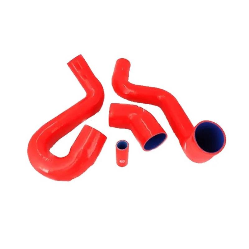 Auto Ansaugrohr Für SAAB 95 1998 1999 2000 2001 2002 2003 2004 2005 2006 2007 2008 (4Pcs) Turbo Boost Schlauch Silikon Schlauch Kit Lufteinlassschlauch(K8-209 RED) von PaCsci