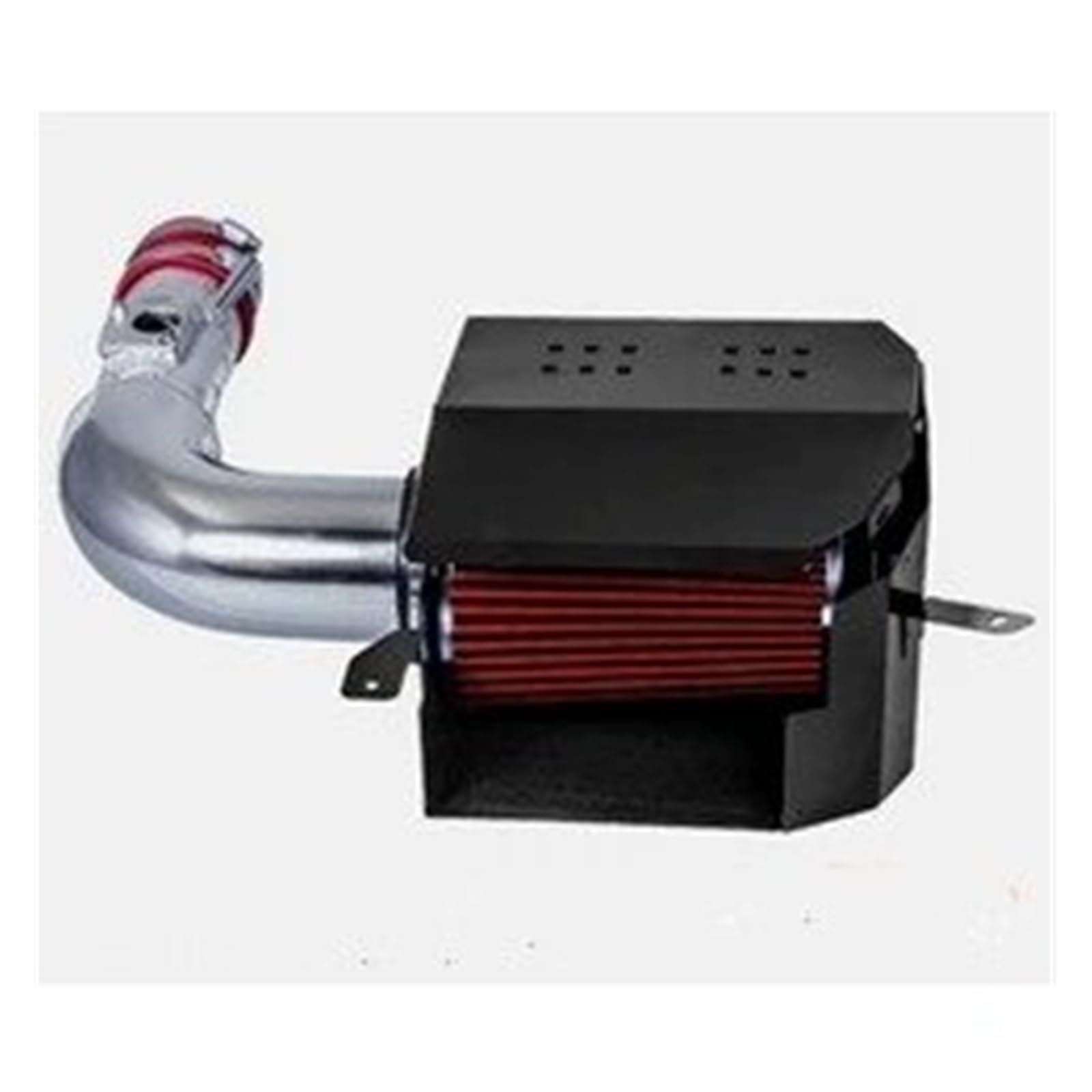 Auto Ansaugrohr Für Subaru Für BRZ Für FRS 86 2013-2020 Silber Induktions-Kaltluftansaugsystem + Hitzeschild Rot Lufteinlassschlauch(SL Pipe red Filter) von PaCsci