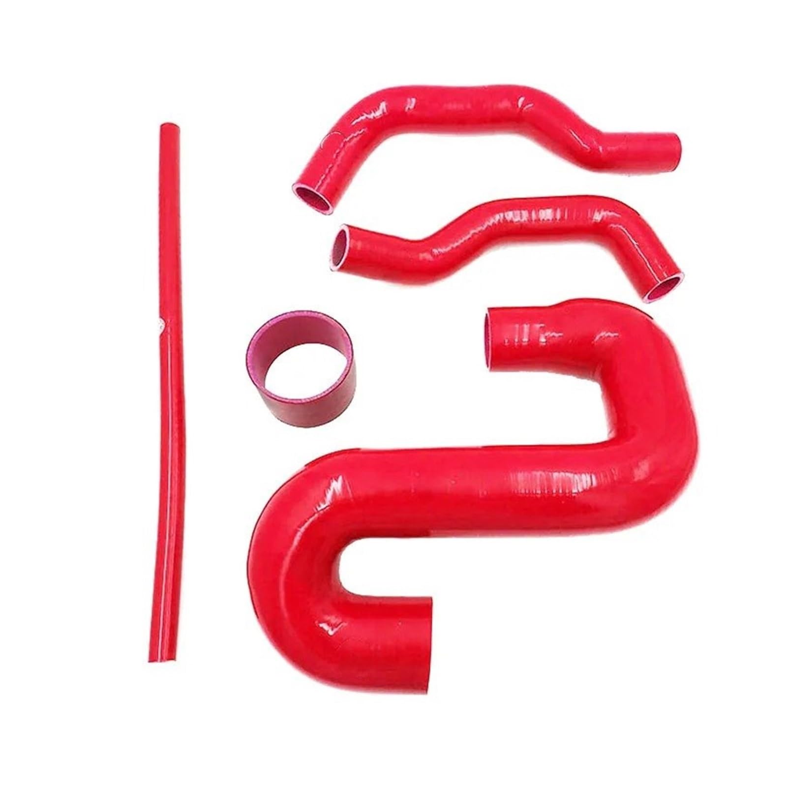 Auto Ansaugrohr Für Subaru Für WRX/STI GDB Top-Mount Intercooler Kit 02-07 Silikon Ladeluftkühler Schlauch Lufteinlassschlauch(K8-273 RED) von PaCsci