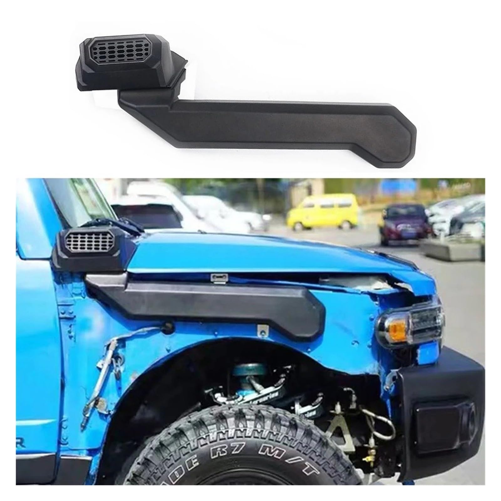 Auto Ansaugrohr Für Toyota FJ Für Cruiser 2007-2021 ABS Schnorchel Ersatz Air Ram Intake 1Set Off-Road 4x4 Ansaugkanal Air System Schnorchel Kit Lufteinlassschlauch Auto Ansaugrohr Für Toyota FJ Für Cruiser 2007-2021 ABS Schnorchel Ersatz Air Ram Intake 1Set Off-Road 4x4 Ansaugkanal Air System Schnorchel Kit Lufteinlassschlauch von PaCsci