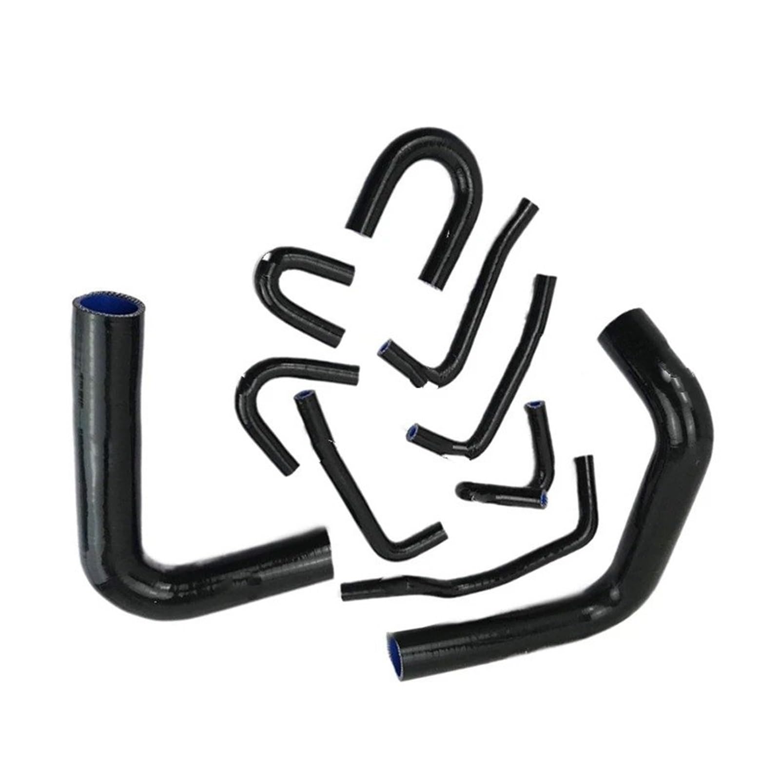 Auto Ansaugrohr Für Toyota Für Pickup 3.0L V6 91 1990 1991 1992 1993 1994 1995 10PCS Silikon Kühler Schlauch Kit Lufteinlassschlauch(K8-115-116 Black) von PaCsci