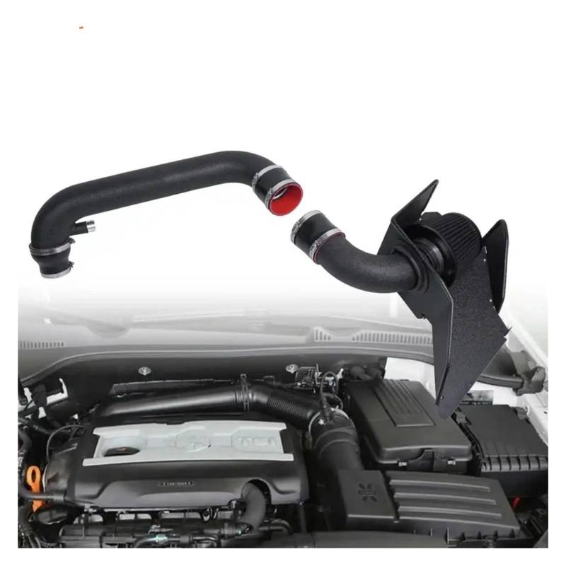 Auto Ansaugrohr Für VW Für Golf MK6 Für GTI Beetle Für EOS Für Jetta Für Passat Für Scirocco 1.8T 2.0T EA888 Gen1 Gen2 MK5 EA113 Motor Auto Kaltluftansaugkit Lufteinlassschlauch(MK6 Intake Kit) von PaCsci