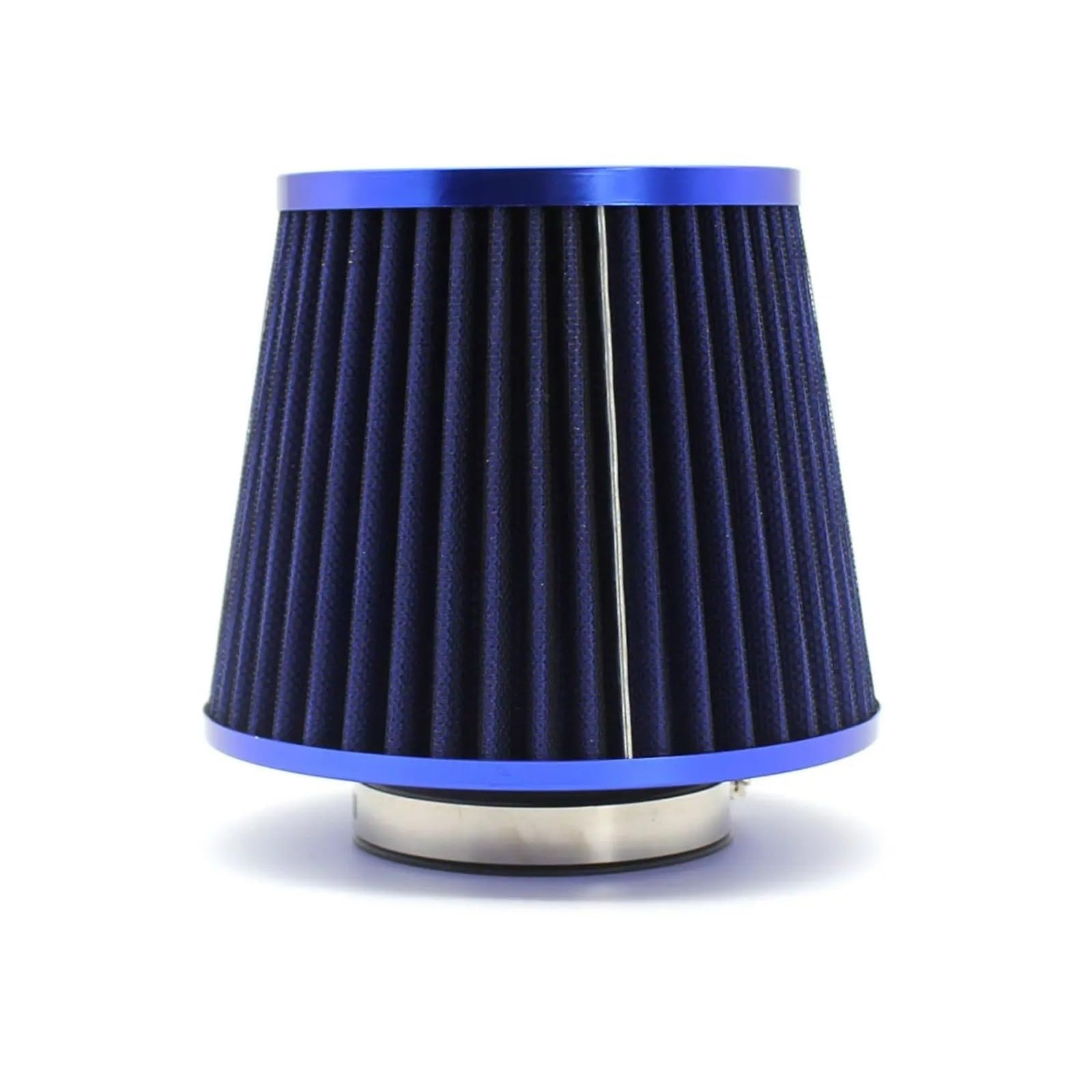 Auto Ansaugrohr High Flow Auto-Luftfilter 3 3,5 4 Zoll Mit Klemme Universal Racing Performance 76 Mm 89 Mm 101 Mm Sport Kaltlufteinlassfilter Lufteinlassschlauch(76mm-All Blue) von PaCsci