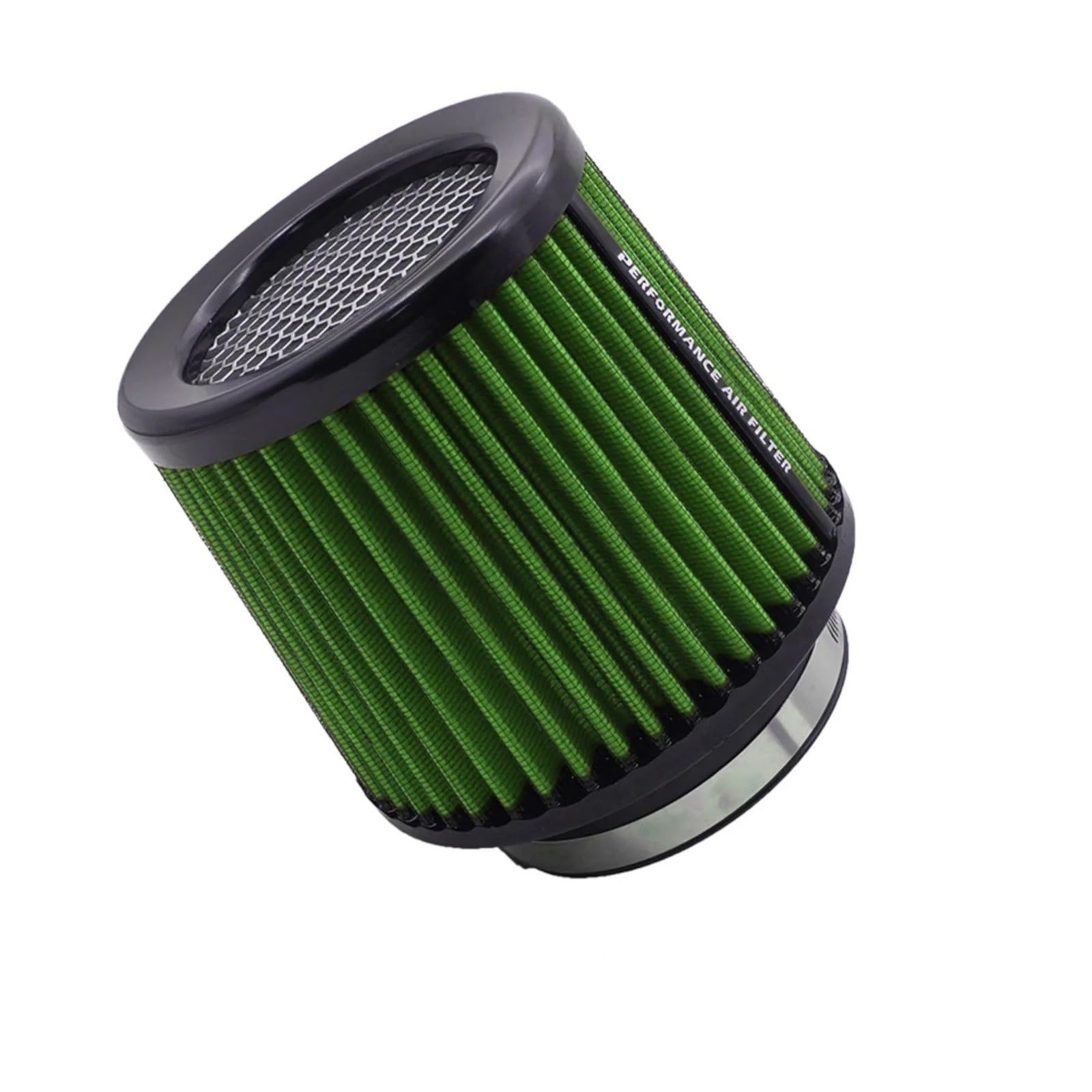 Auto Ansaugrohr High Flow Sport-Luftfilter 2,5 3" 3,5 4 Zoll Universal Für Lufteinlass 63 Mm 76 Mm 80 Mm 89 Mm 101 Mm Rennwagen-Kaltluftansaugfilter Lufteinlassschlauch(63mm-Green) von PaCsci