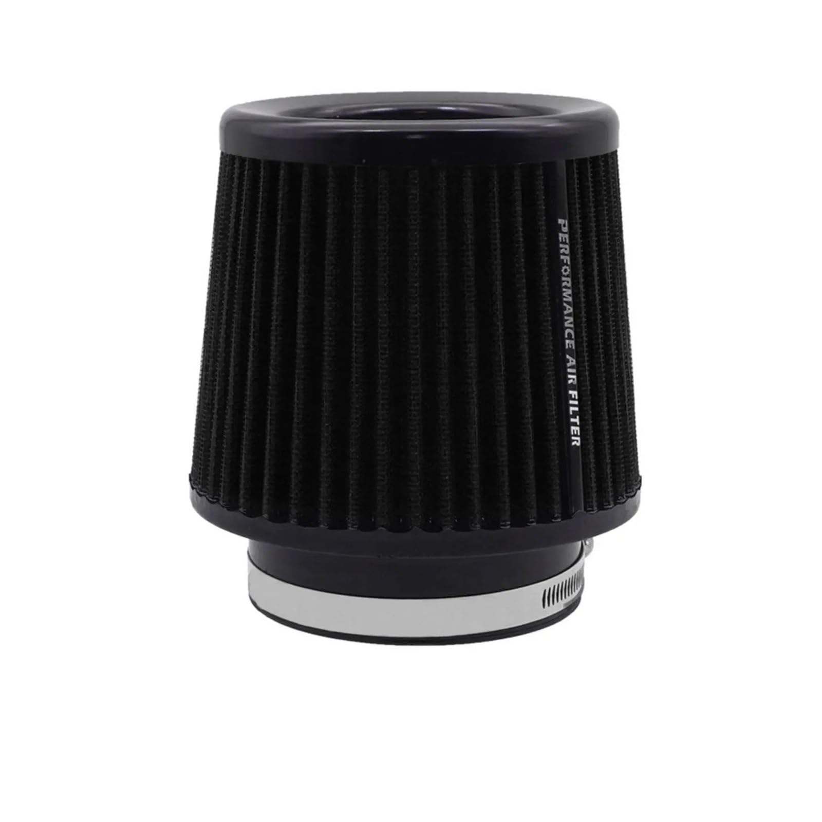 Auto Ansaugrohr High Flow Sport-Luftfilter 2,5 3" 3,5 4 Zoll Universal Für Lufteinlass 63 Mm 76 Mm 80 Mm 89 Mm 101 Mm Rennwagen-Kaltluftansaugfilter Lufteinlassschlauch(80mm-Black) von PaCsci